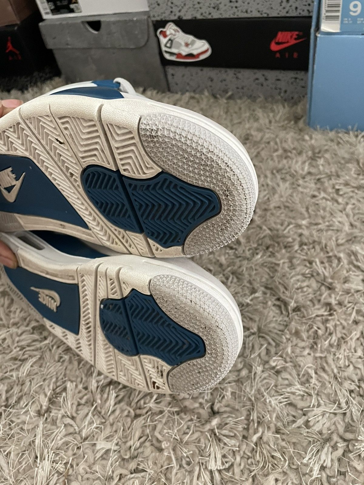 Jordan Brand Jordan 4 Military Blue Size US 8.5 / EU 41-42 - 11 Thumbnail