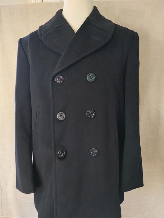 Military Vintage U.S. Navy 100% Wool Men's Peacoat | Grailed