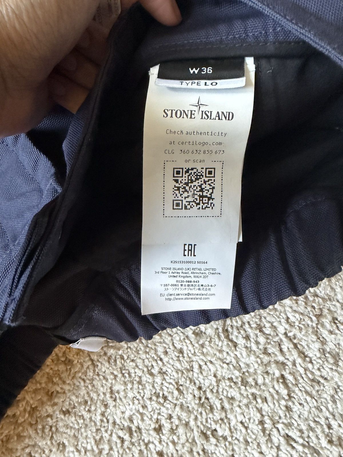 Stone Island Stone Island navy cargo pants Size US 36 / EU 52 - 6 Thumbnail