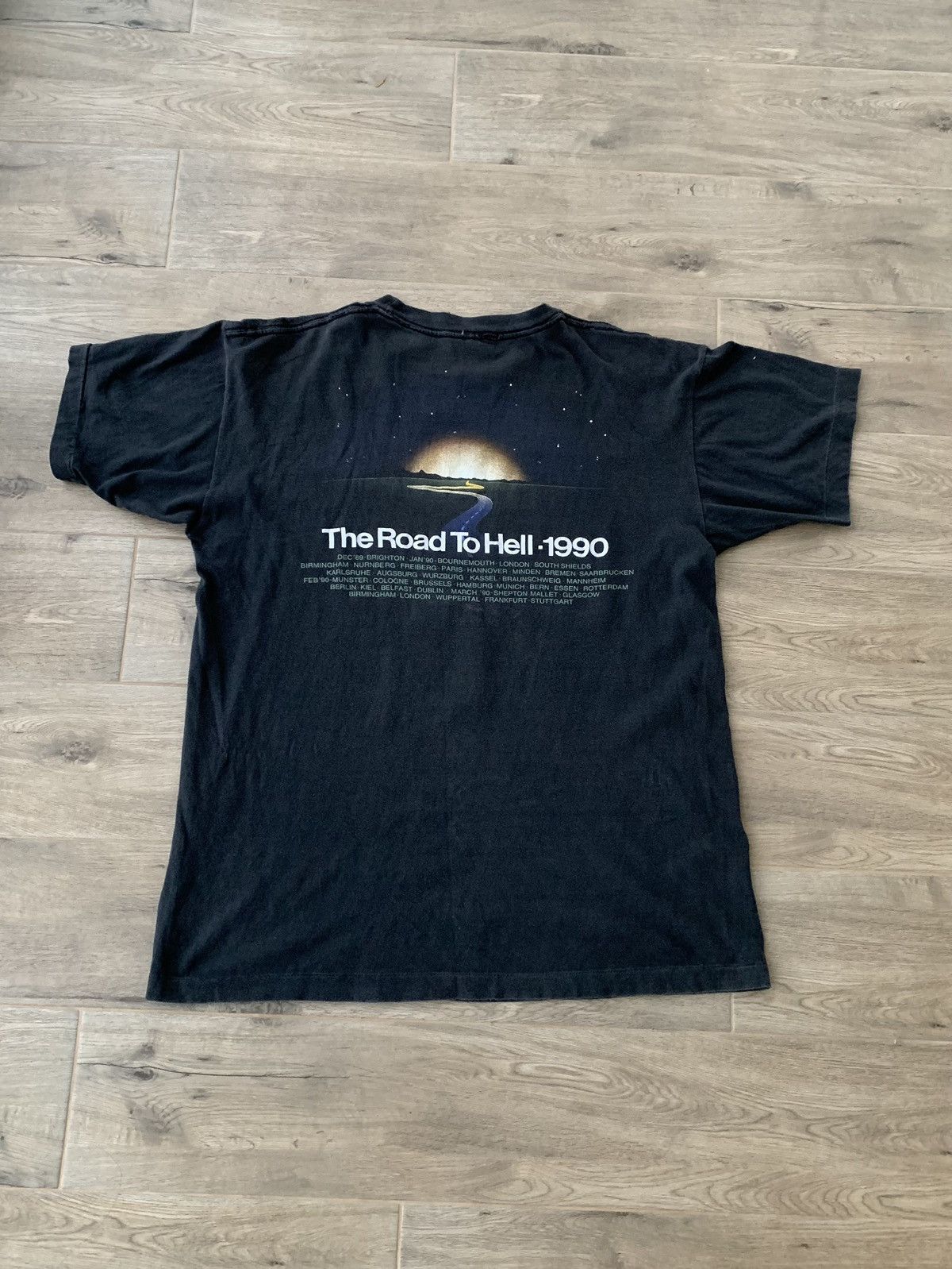 Band Tees × Vintage 🔥CHRIS REA ROAD TO HELL 1990 TEE Size US L / EU 52-54 / 3 - 5 Thumbnail