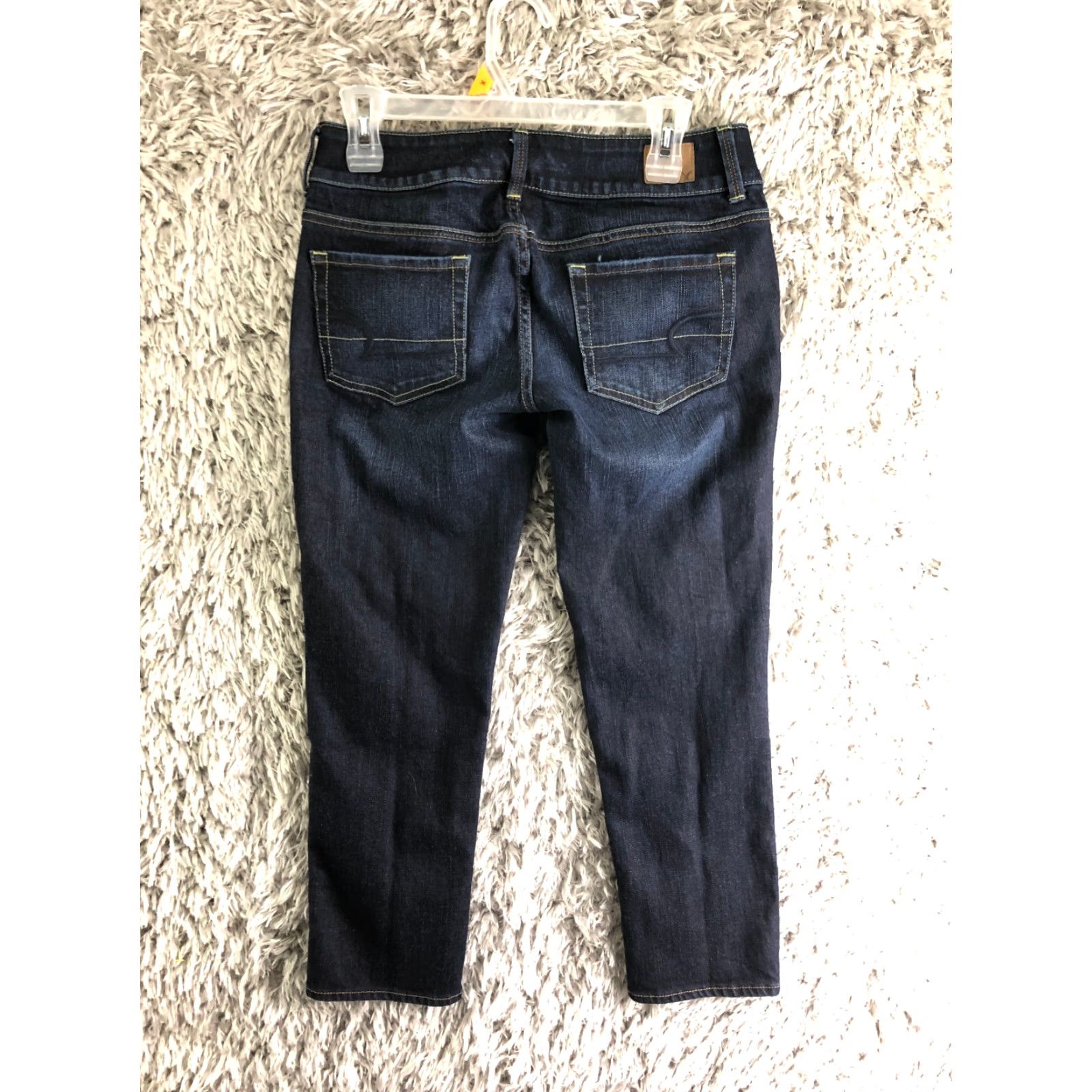 American Eagle Outfitters VINTAGE American Eagle Womens Size 6 Mid Rise Artist Crop Medium Wash Blue Denim Jeans Size 28" / US 6 / IT 42 - 5 Thumbnail