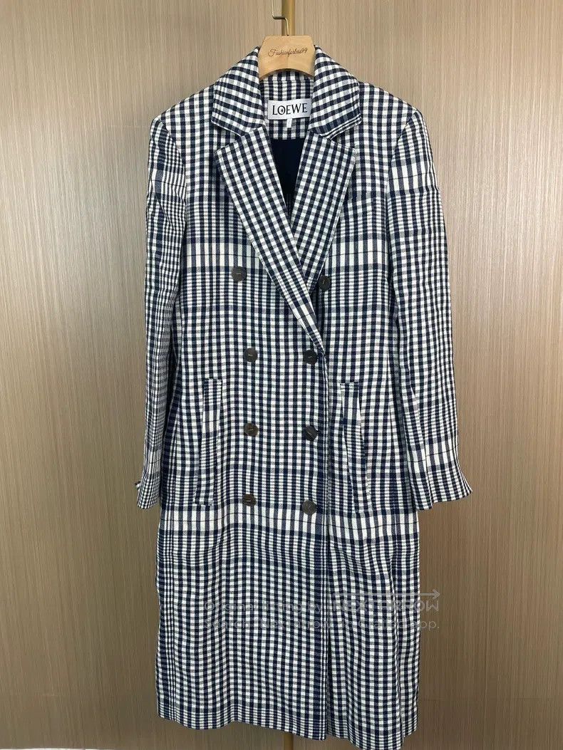 Loewe Loewe Tartan Coat Jacket Size XS / US 0-2 / IT 36-38 - 1 Thumbnail