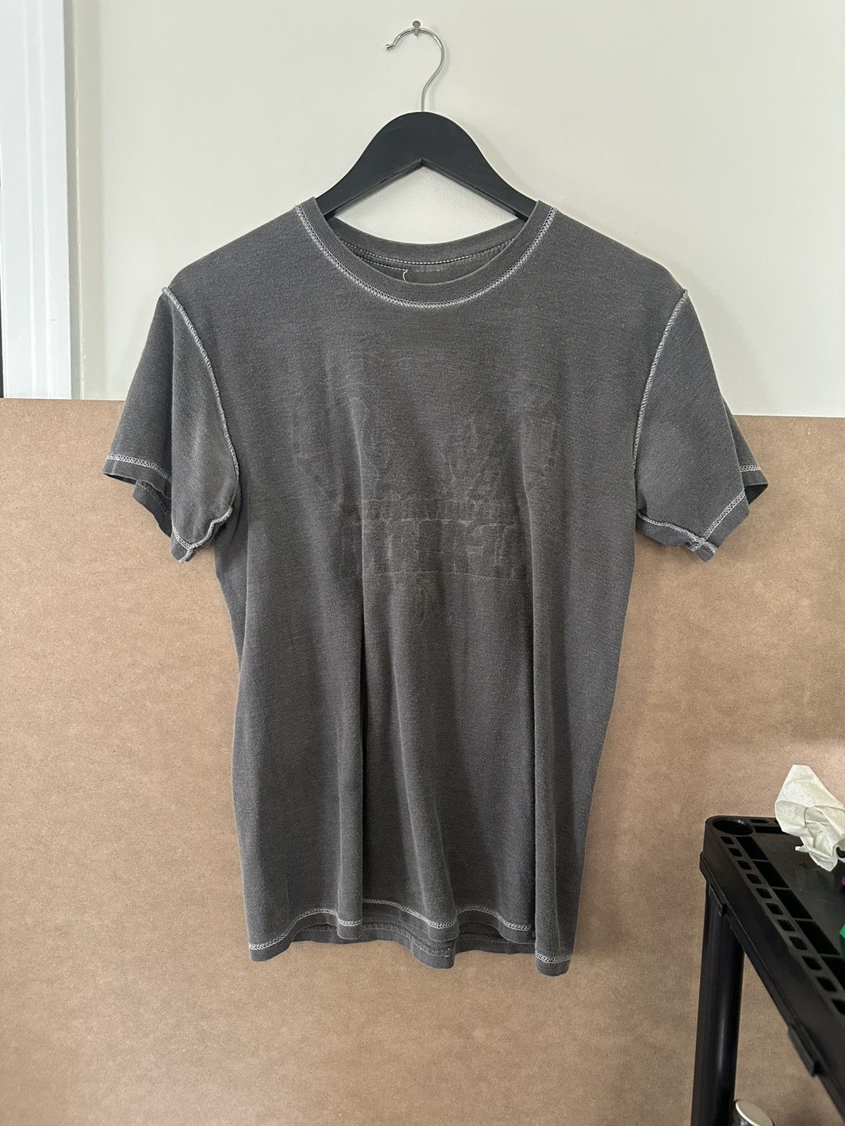 Vintage Vintage 90s Inside-Out Tee Size US S / EU 44-46 / 1 - 1 Thumbnail