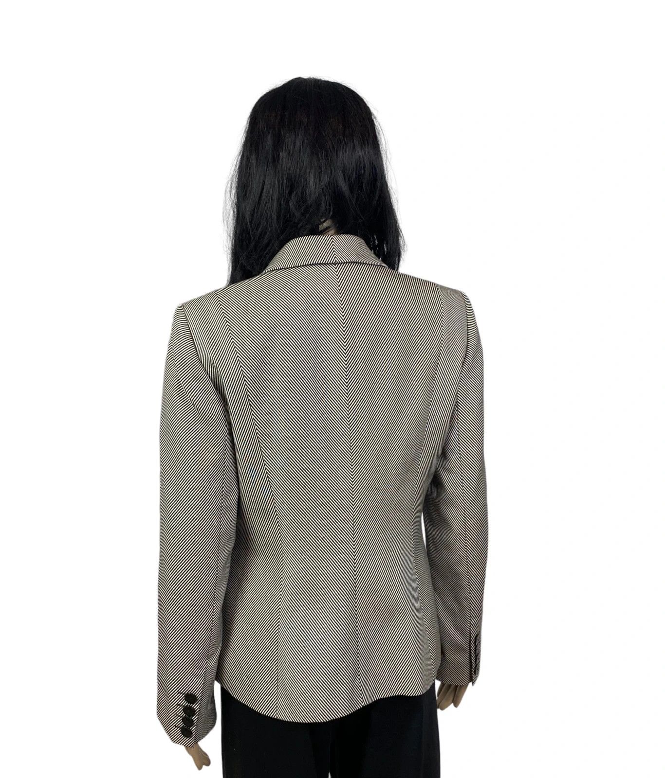 Jaeger Jaeger Geometric Pattern Blazer Silk Wool size UK10 Size M / US 6-8 / IT 42-44 - 5 Thumbnail
