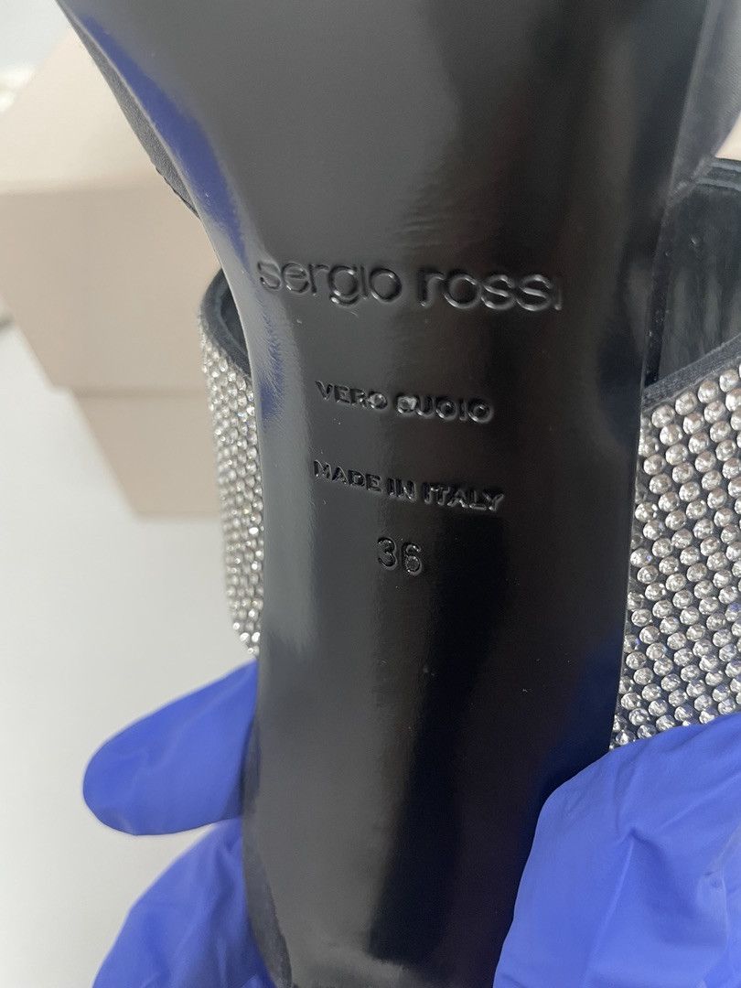 Sergio Rossi SERGIO ROSSI Paris Satin Mules Size US 6 / IT 36 - 11 Thumbnail
