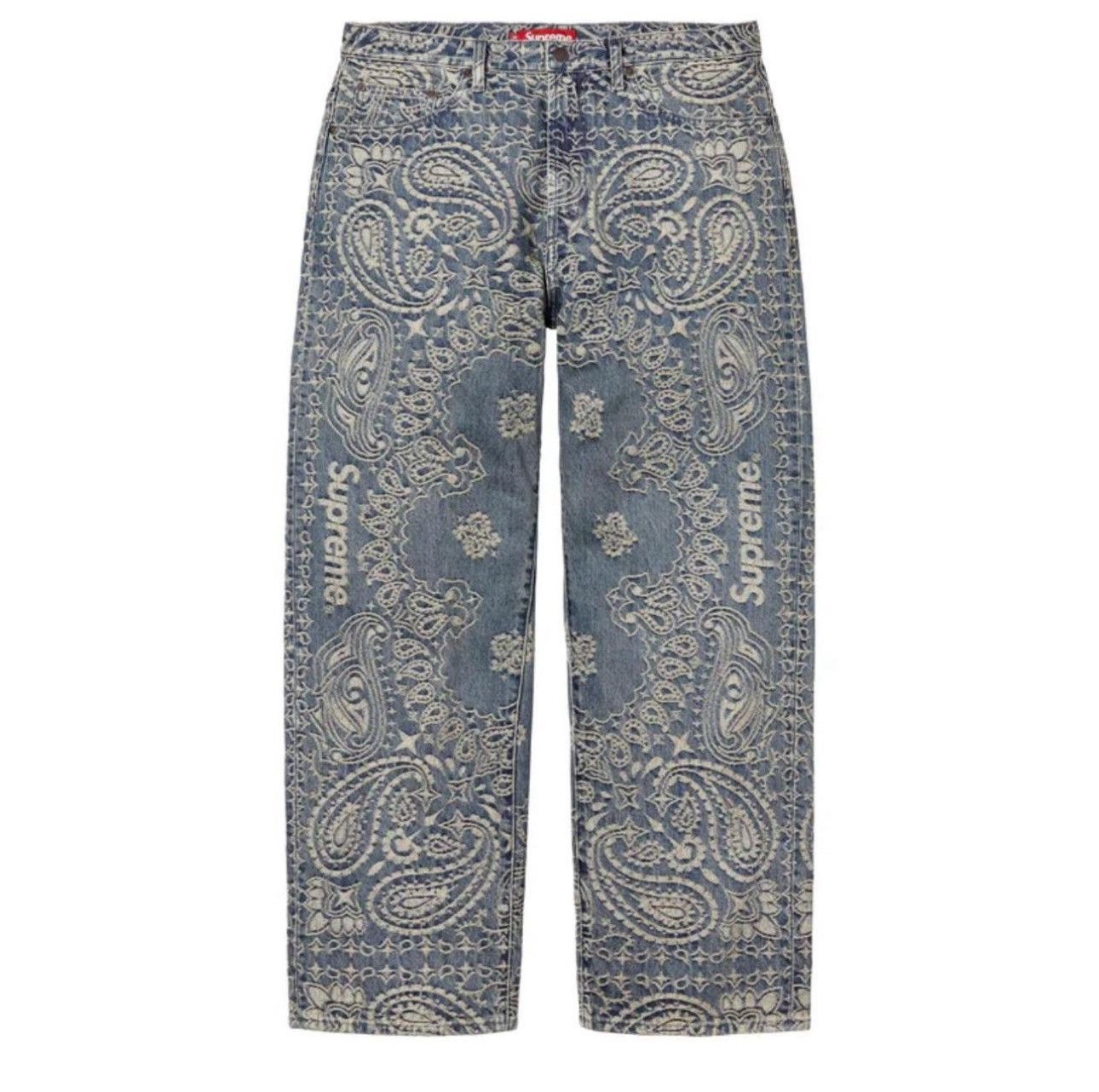 Supreme Supreme S-Logo Rigid baggy jeans - 30 | Grailed