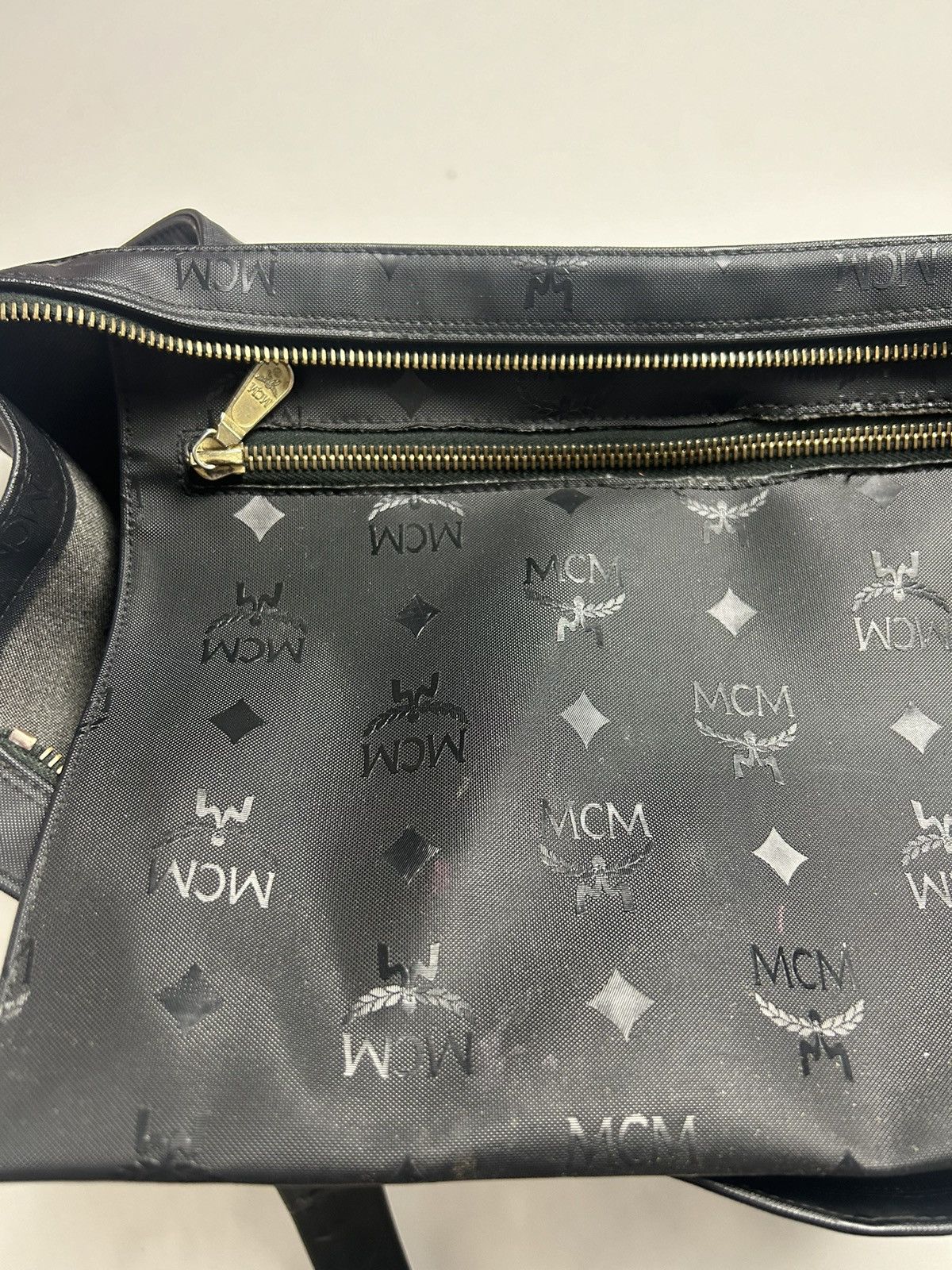 MCM Vintage MCM Big Shopper Rubber Tote Size ONE SIZE - 7 Thumbnail