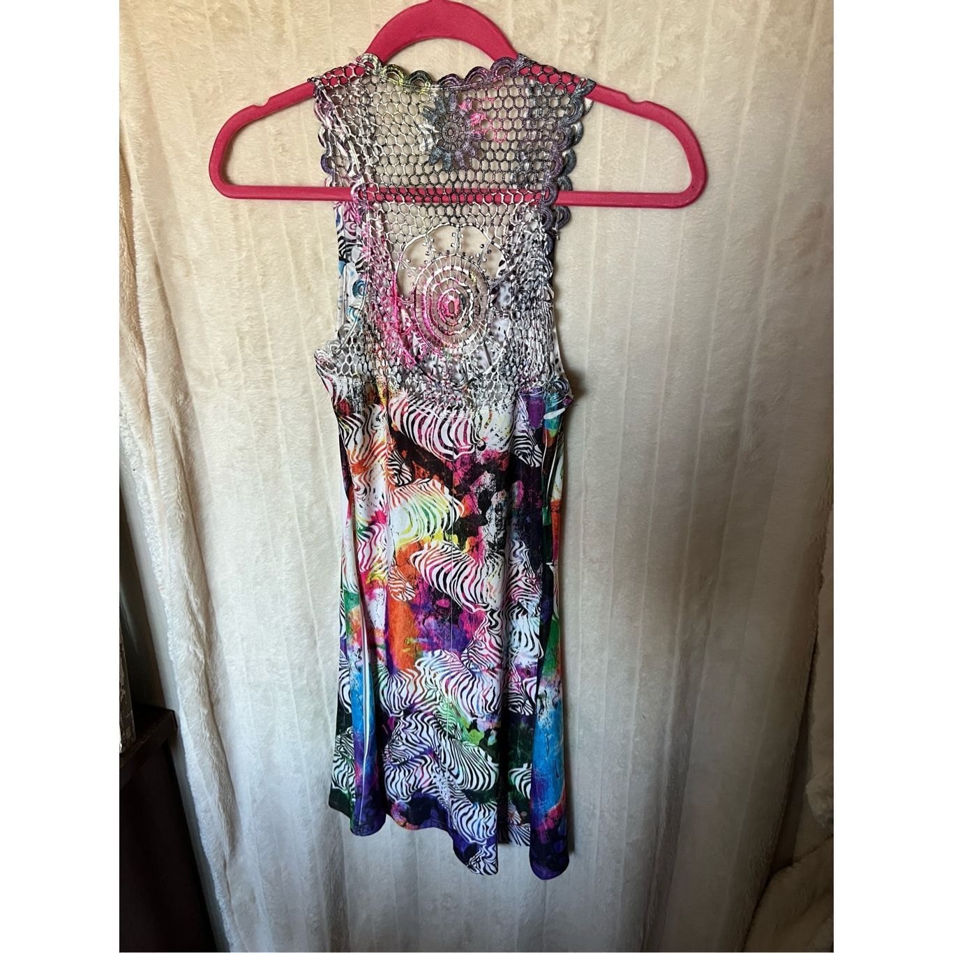 Other Miss Match Multicolored Patterned Tank Top Dress Woman’s Siz Size S / US 4 / IT 40 - 6 Thumbnail