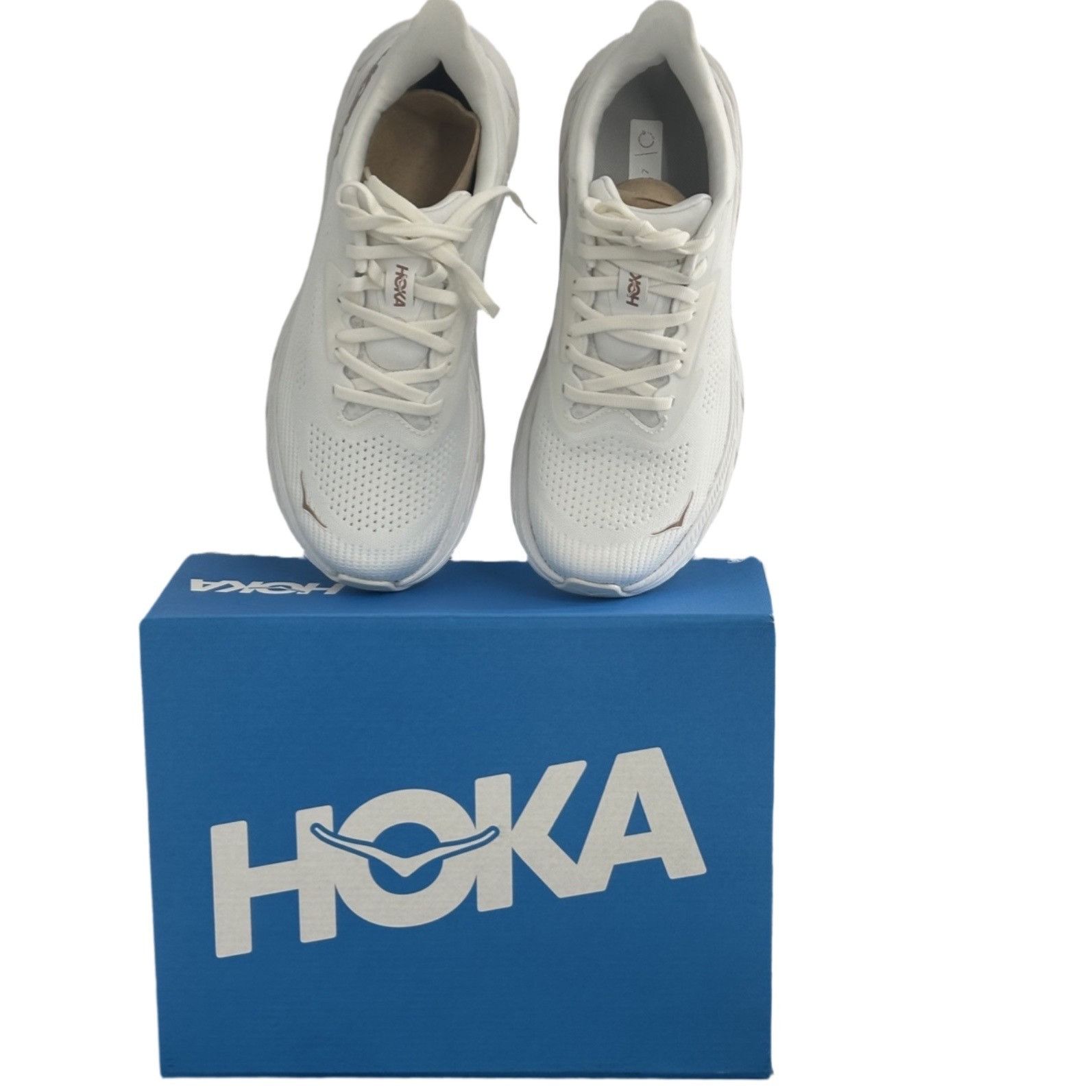 Hoka HOKA Arahi 7 Stability Road Running Shoes-White/Rose - 7.5 Size US 7.5 / IT 37.5 - 1 Thumbnail