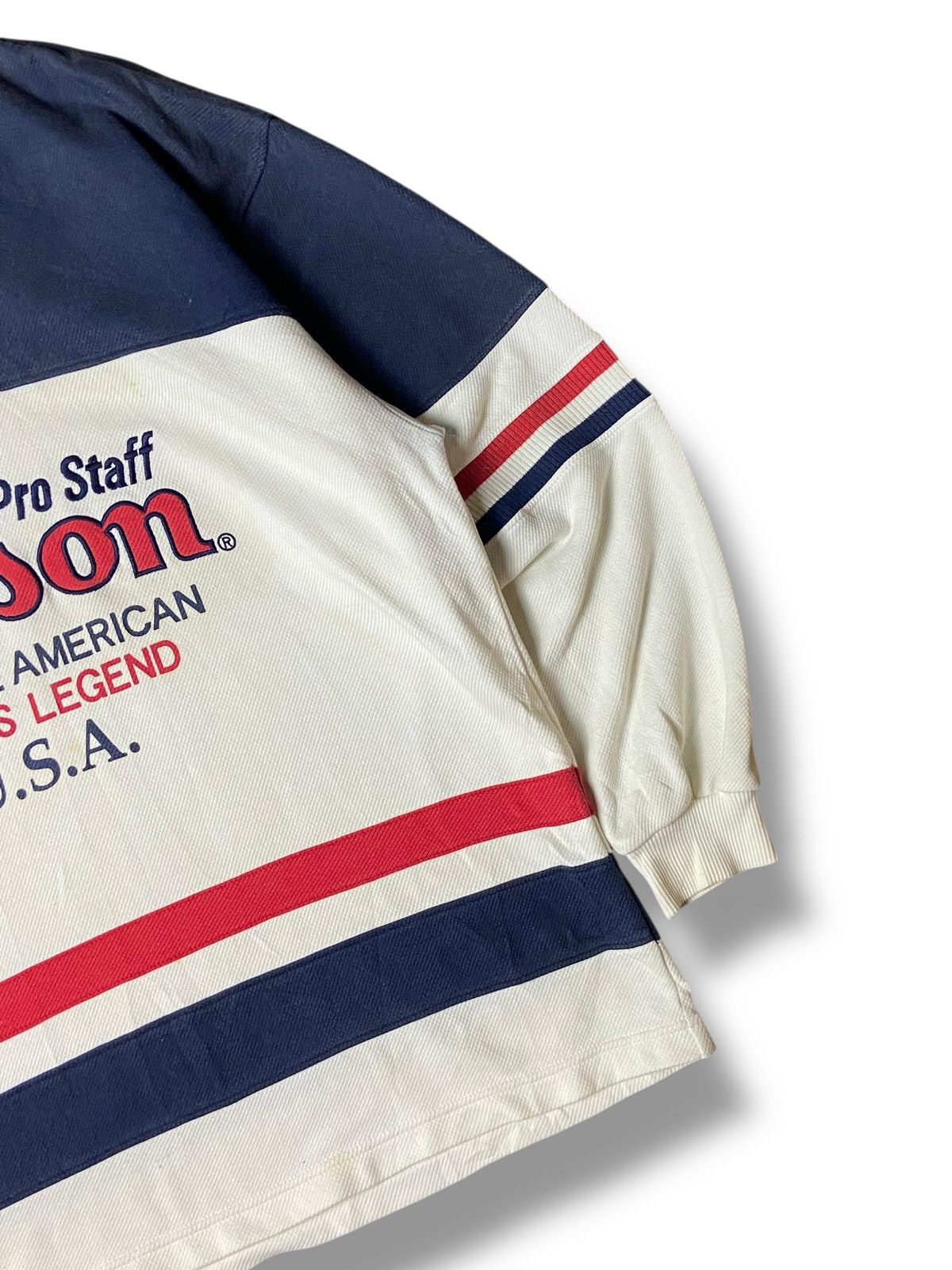 Japanese Brand × Vintage × Wilson Vintage WILSON 1914 Half-Zip Pullover Sweater (121) Size US S / EU 44-46 / 1 - 5 Thumbnail
