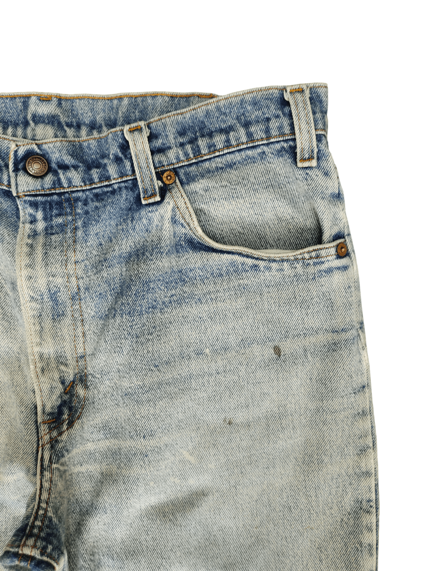 Levi's Vintage Clothing Size 34x29 Vintage 80s Levis Orange Tag Light Wash Jeans Size US 34 / EU 50 - 3 Thumbnail