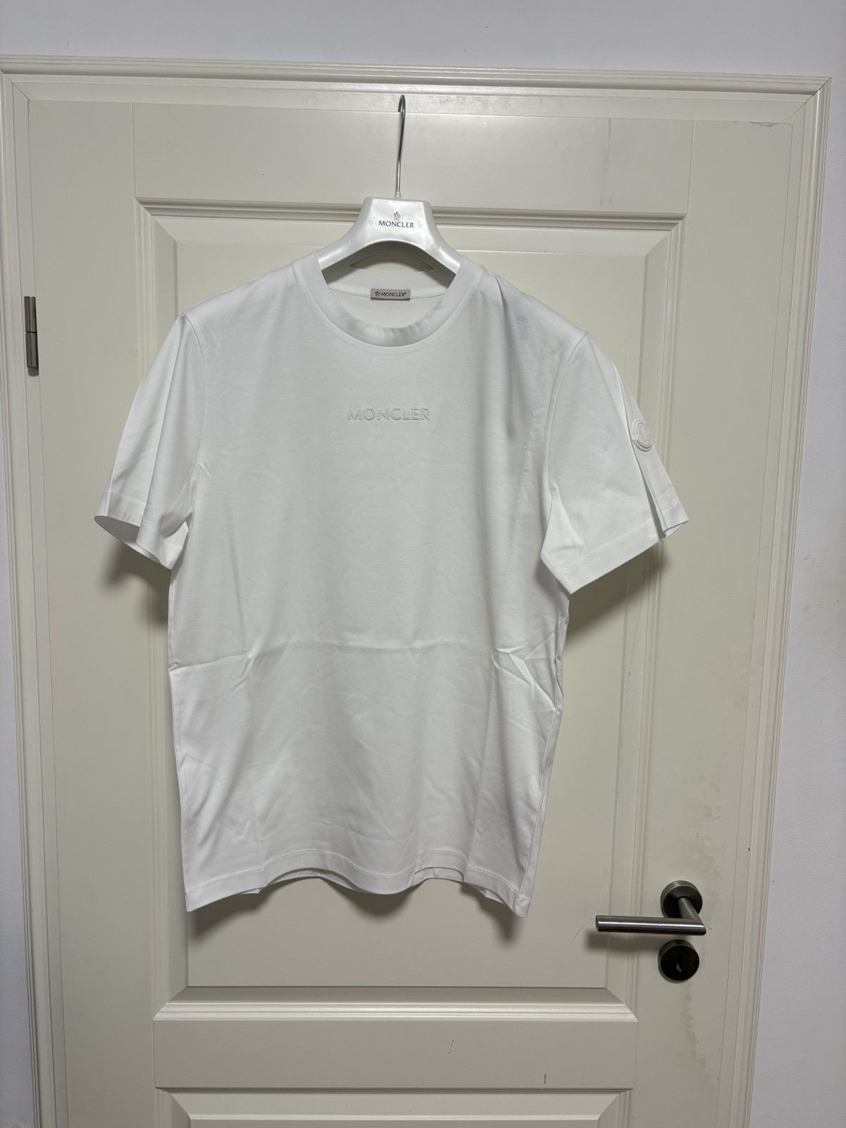 Moncler Moncler Short Sleeve T-Shirt Size US L / EU 52-54 / 3 - 1 Thumbnail