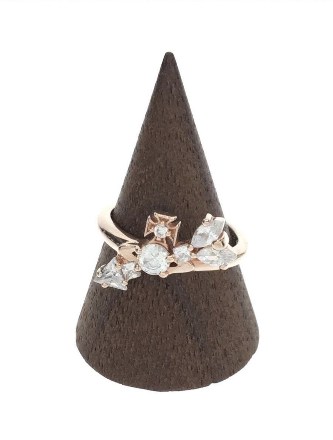 image of Vivienne Westwood Arrow Ring in Black, Men's