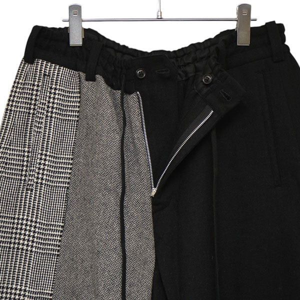 Yohji Yamamoto yohji yamamoto Check switching wide wool pants UB-P42-805 Size US 34 / EU 50 - 4 Thumbnail