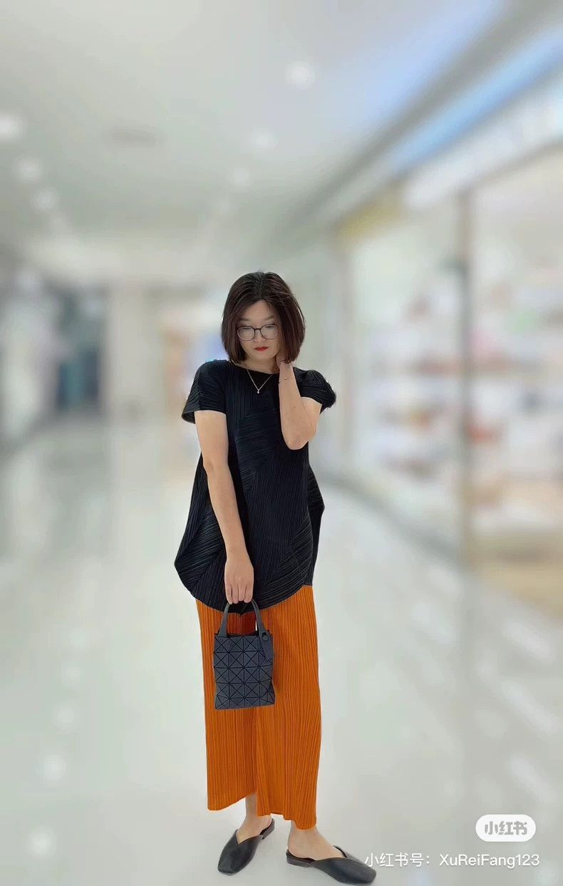 Issey Miyake Issey Miyake Pumpkin-colored straight-leg pants Size 25" / US 0 / IT 36 - 9 Thumbnail