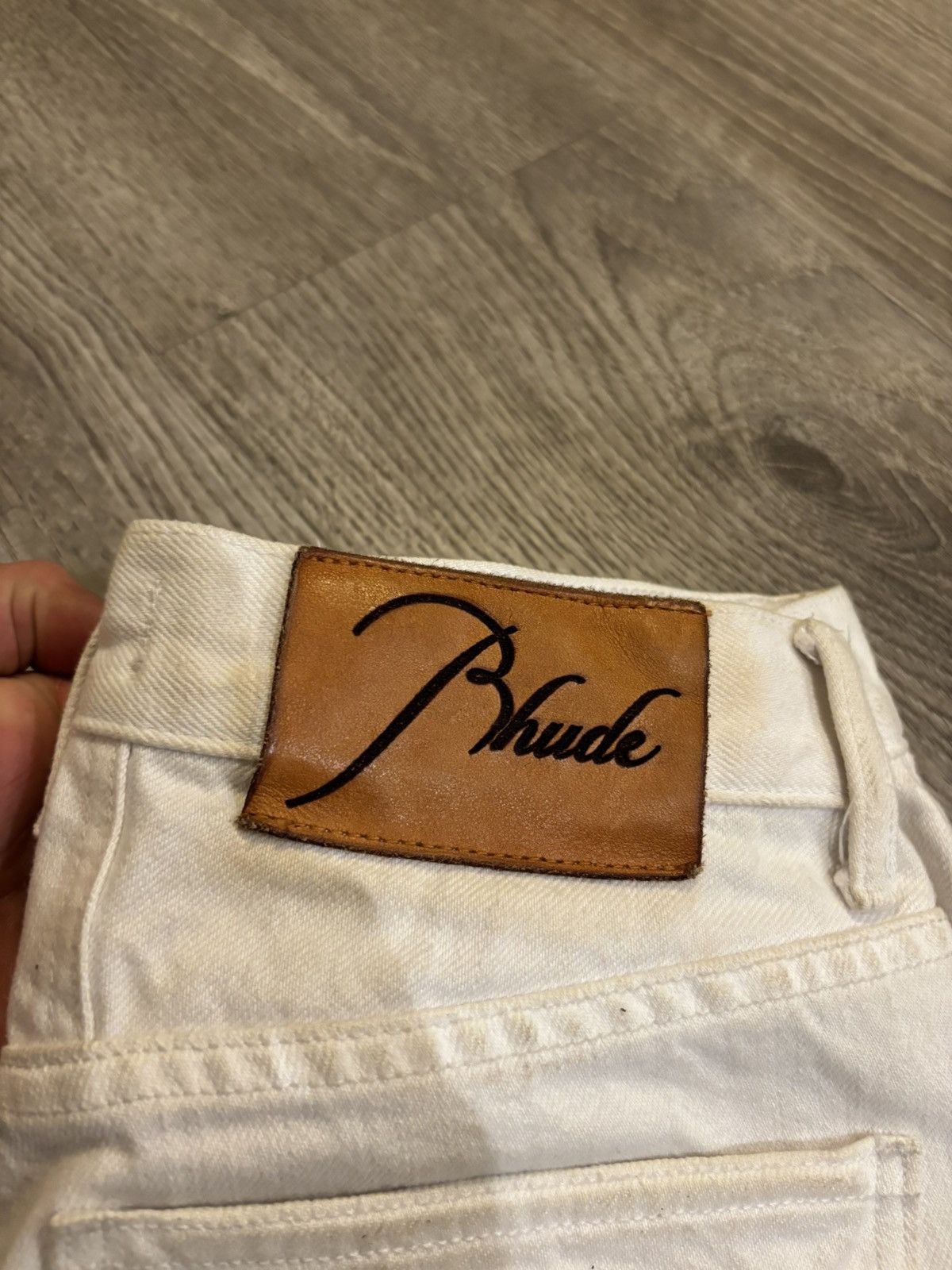 Rhude Rhude White Denim Size US 30 / EU 46 - 10 Thumbnail