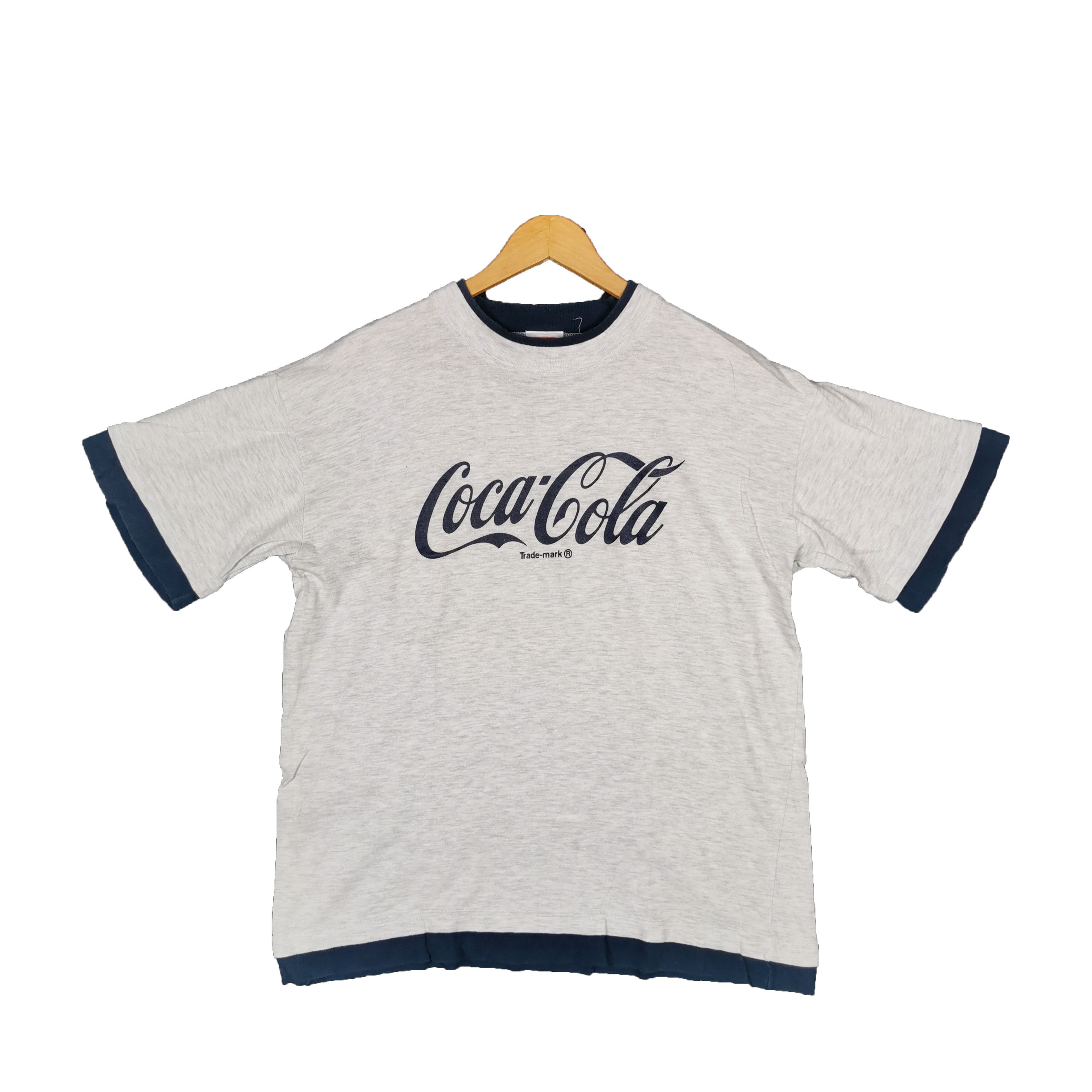 Coca Cola × Vintage Vintage COKE T-Shirt Coca Cola Big Spell Out Crewneck Tee Size US L / EU 52-54 / 3 - 1 Thumbnail