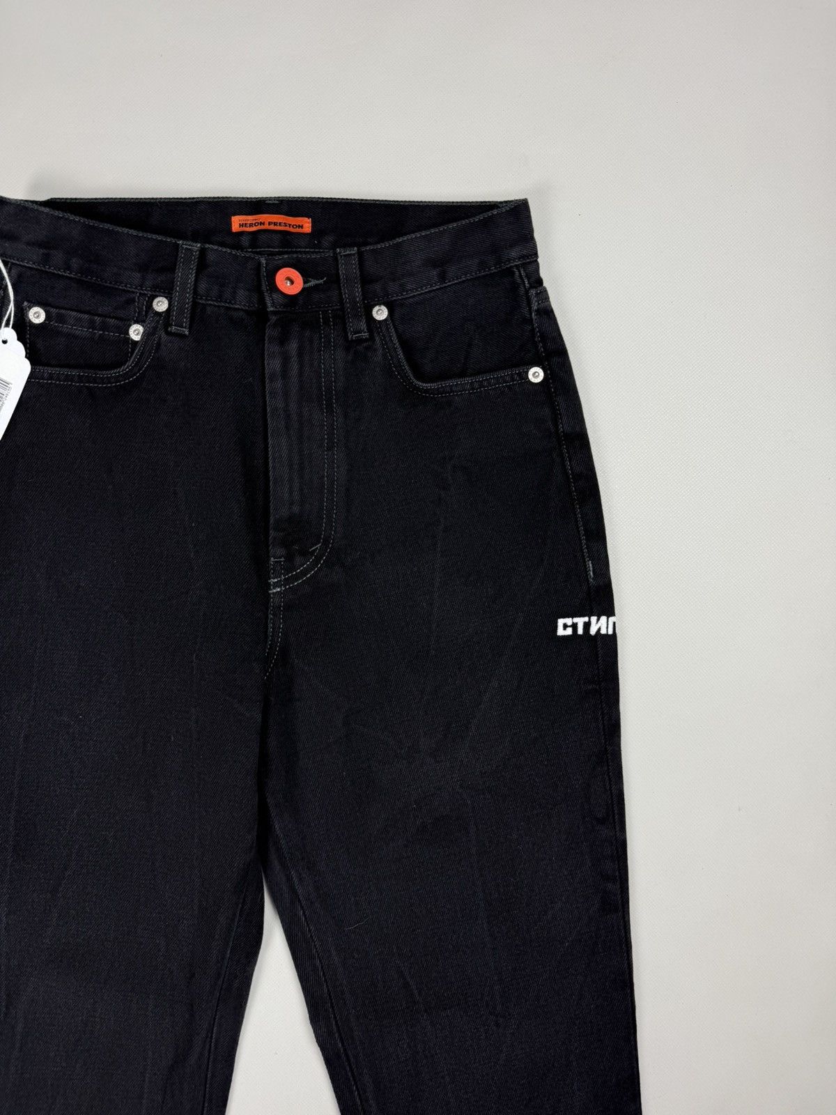 Heron Preston BNWT! Heron Preston Black Wash Denim 5 Pocket Jeans Pants Size 25" / US 0 / IT 36 - 7 Thumbnail