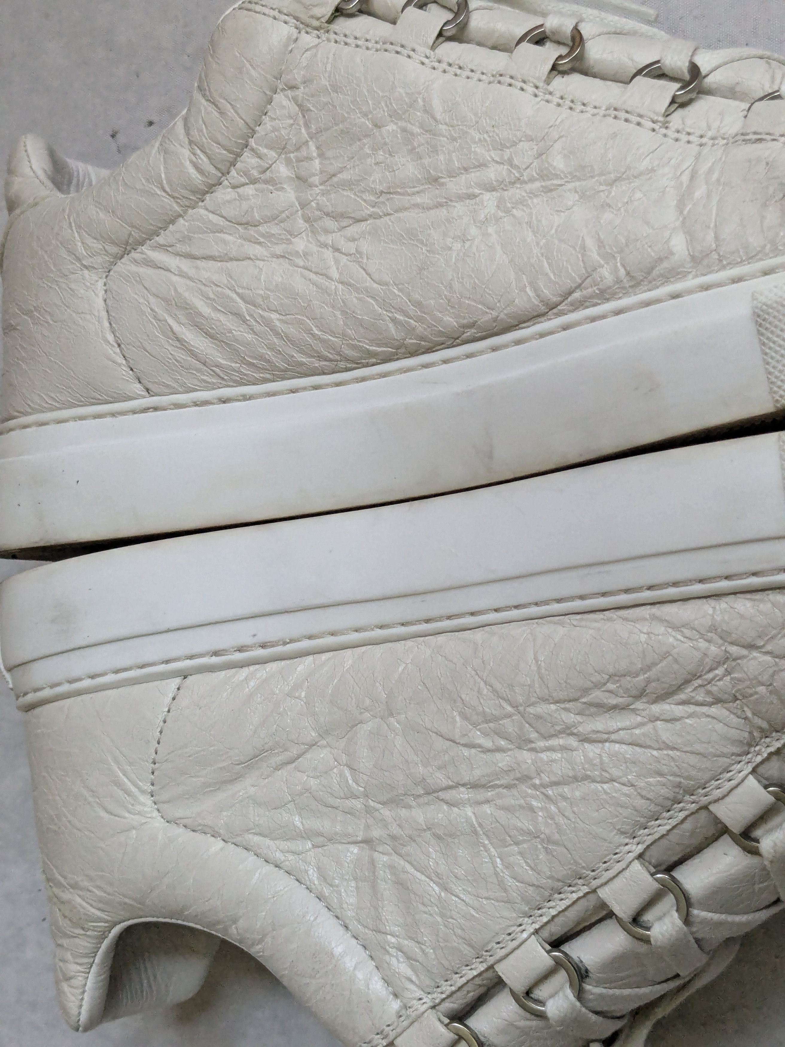 Balenciaga Balenciaga Arena Sneakers White 12 Low Tops Leather Size US 12 / EU 45 - 9 Thumbnail