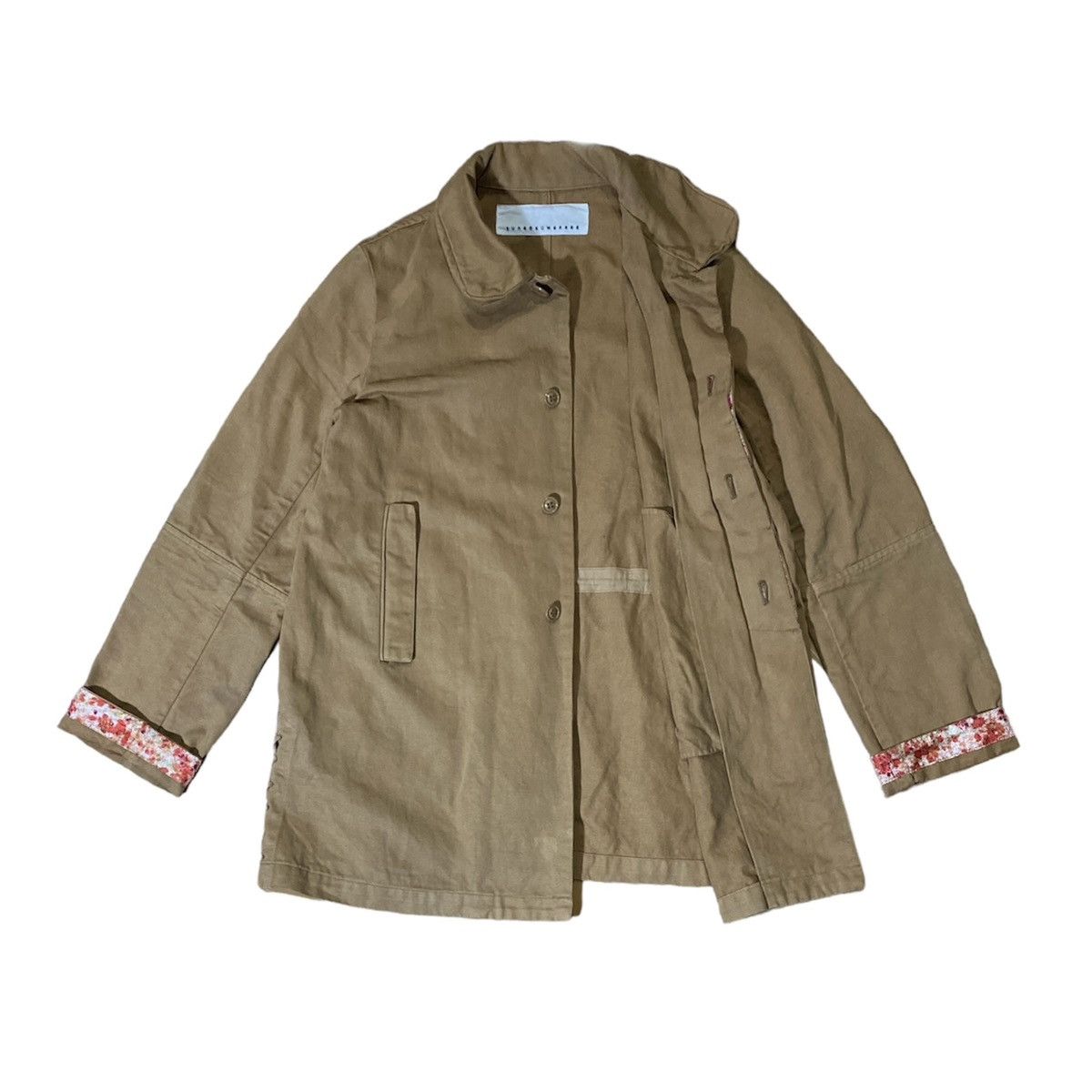 Issey Miyake × Japanese Brand × Sunao Kuwahara Issey Miyake Sunao Kuwahara Floral Coat Size M / US 6-8 / IT 42-44 - 2 Thumbnail