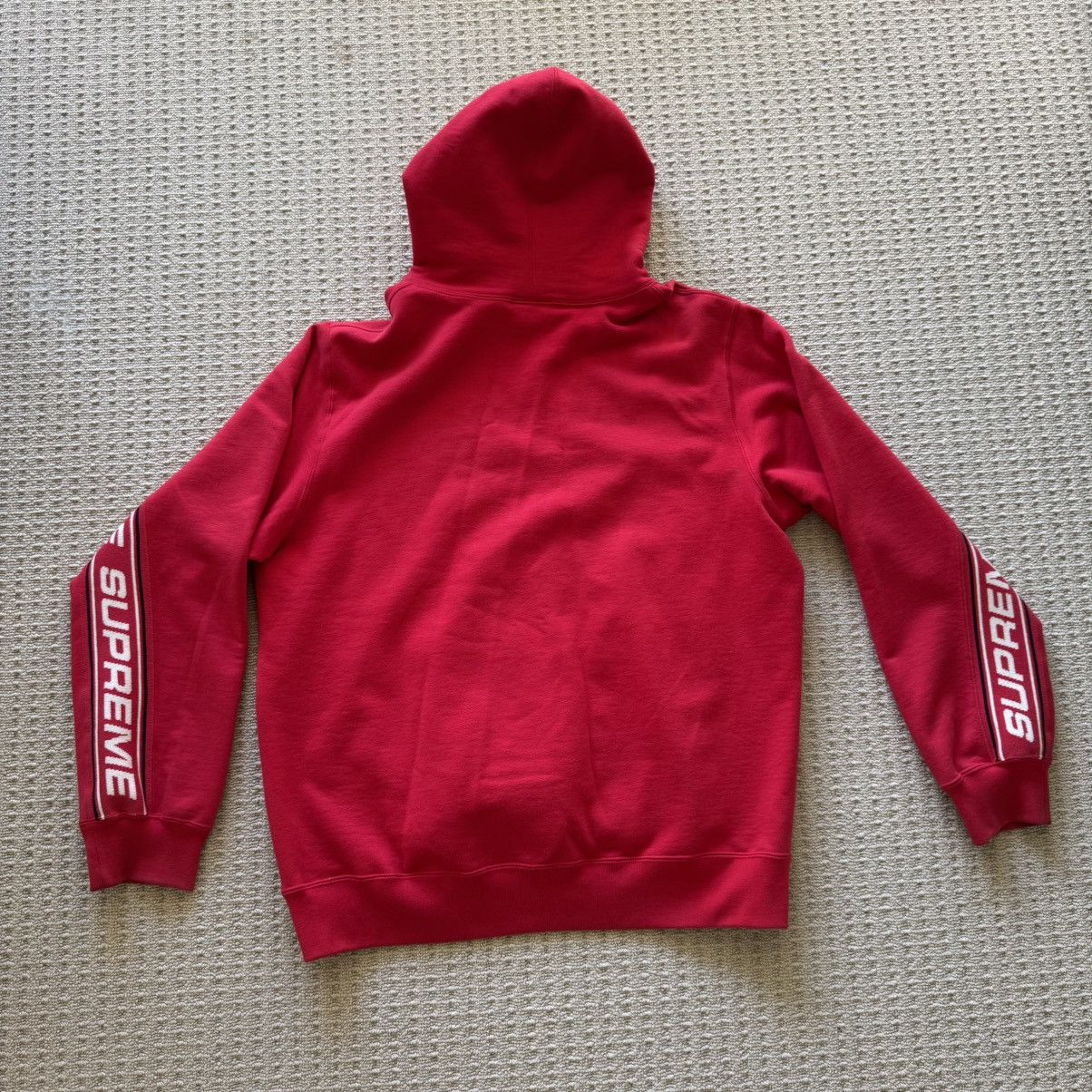 Supreme Supreme Text Rib Hooded Sweatshirt Size US L / EU 52-54 / 3 - 2 Thumbnail