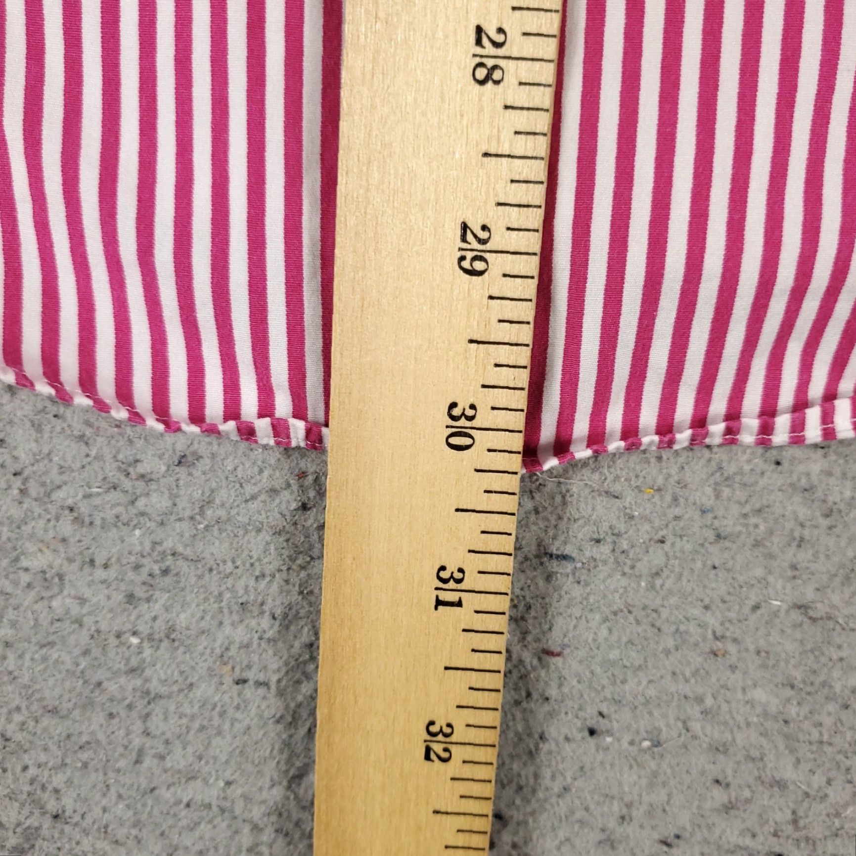 Ralph Lauren VINTAGE Ralph Lauren Dress Shirt Mens 15.5 Pink Striped Long Sleeve Business Casual Formal Size 40R - 6 Thumbnail