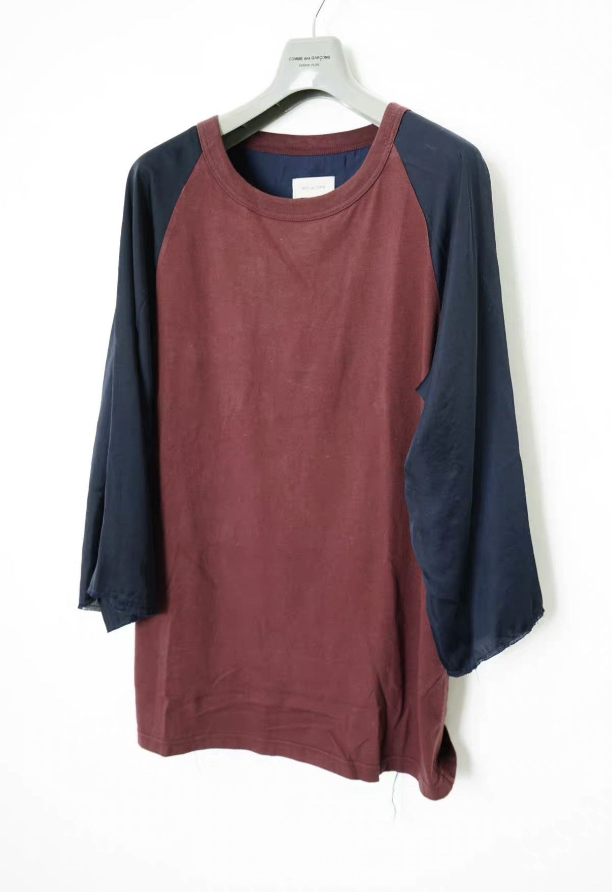 Bed j.w. Ford Bed J.W. Ford Double Layer Distressed Hem Raglan 3/4 Sleeve Size US S / EU 44-46 / 1 - 2 Thumbnail