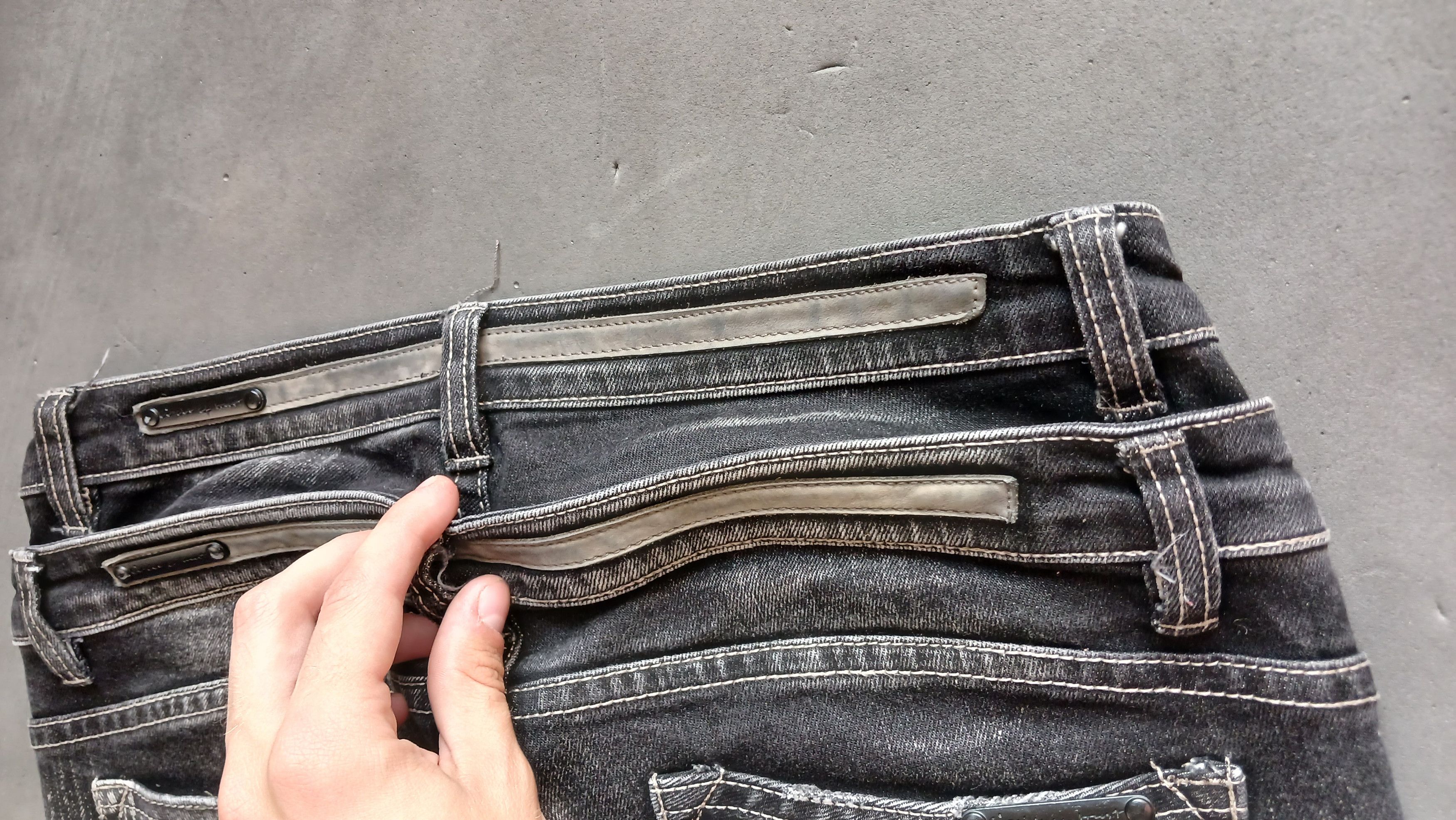 Other vintage 1990-1995 circle of trust double waist jeans Size 29" - 5 Thumbnail