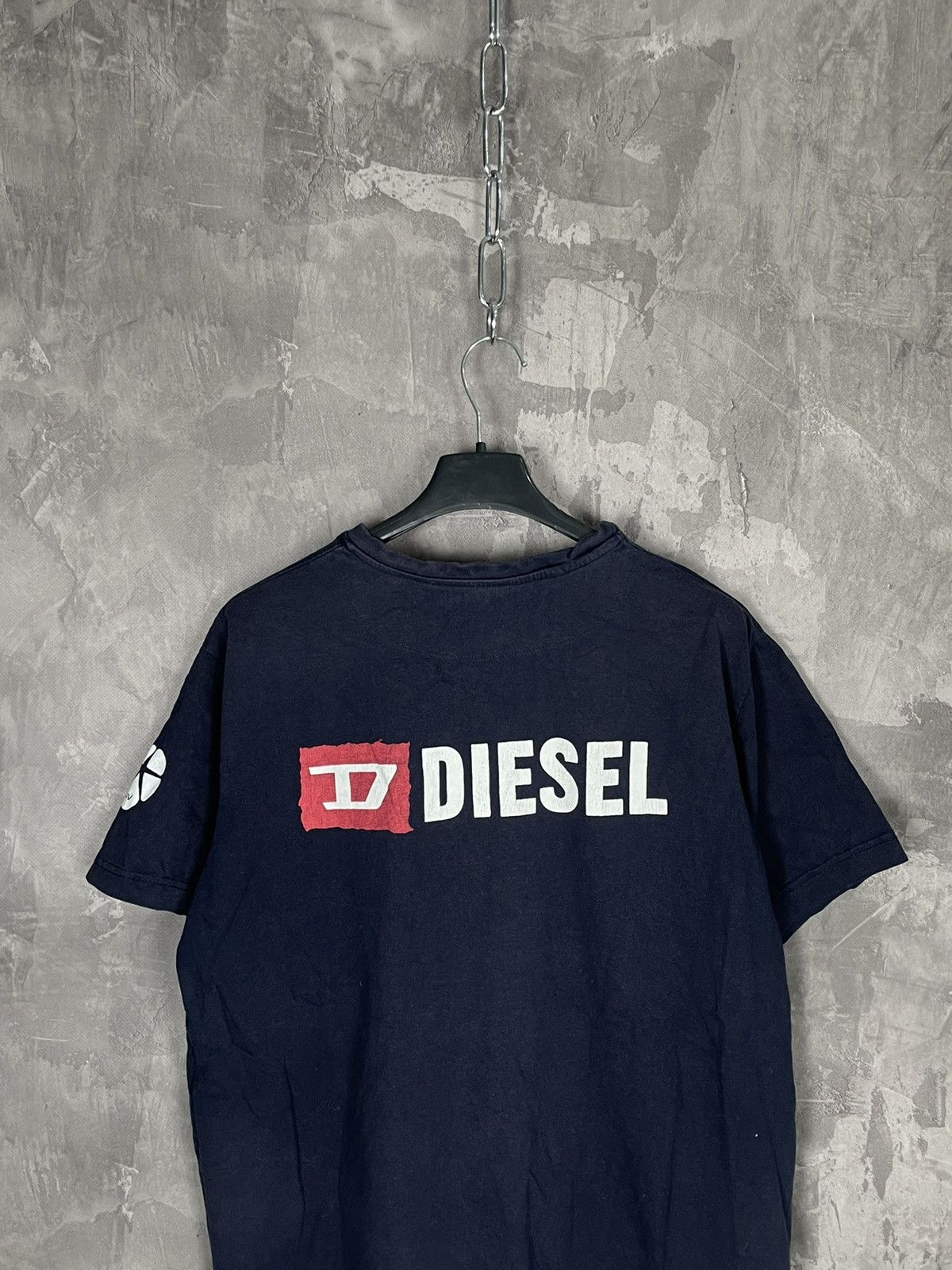 Diesel × Vintage DIESEL VINTAGE BIG LOGO T-SHIRT 90s Size US M / EU 48-50 / 2 - 7 Thumbnail