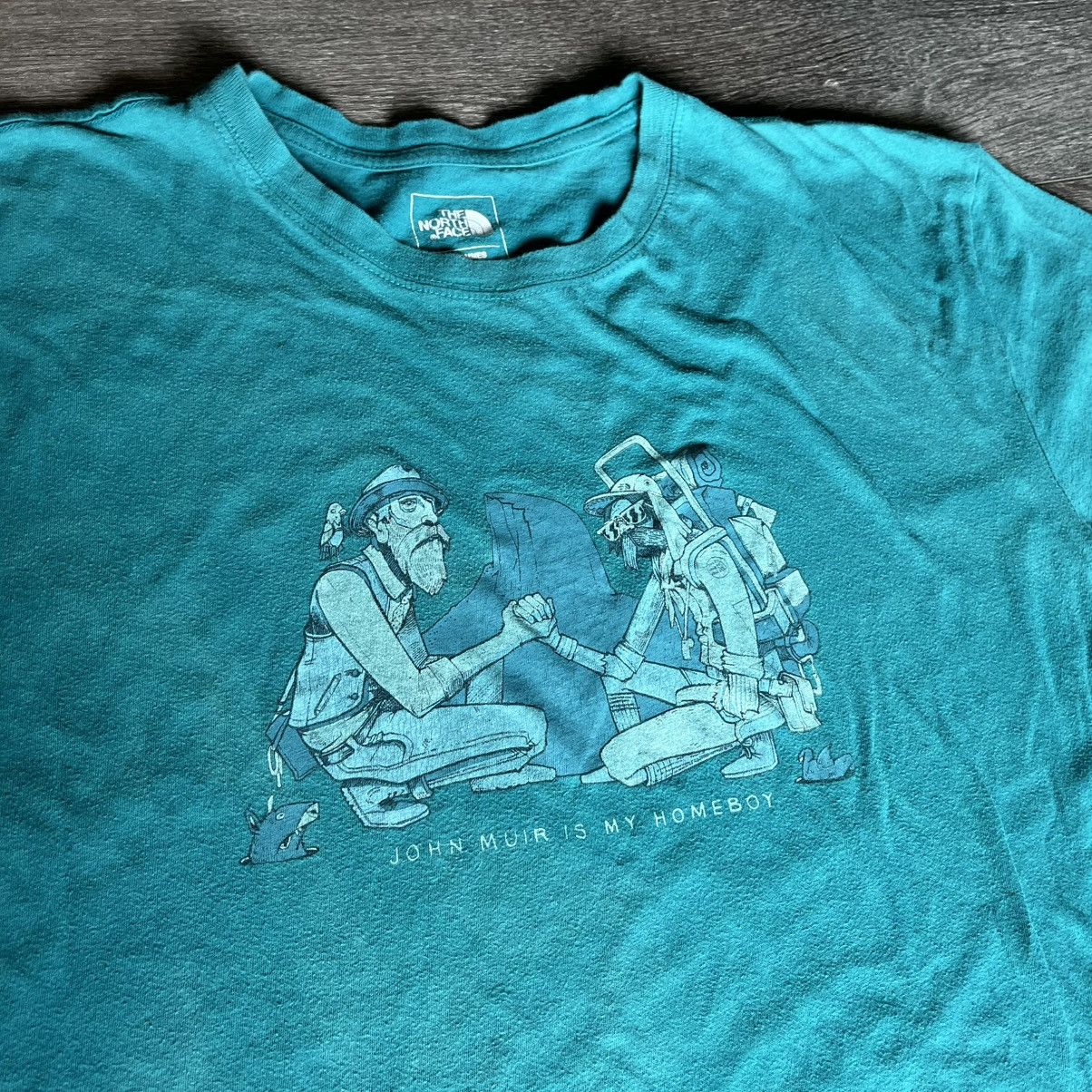The North Face Vintage Y2K The North Face John Muir is my Homeboy Tee Shirt Size US XXL / EU 58 / 5 - 1 Thumbnail