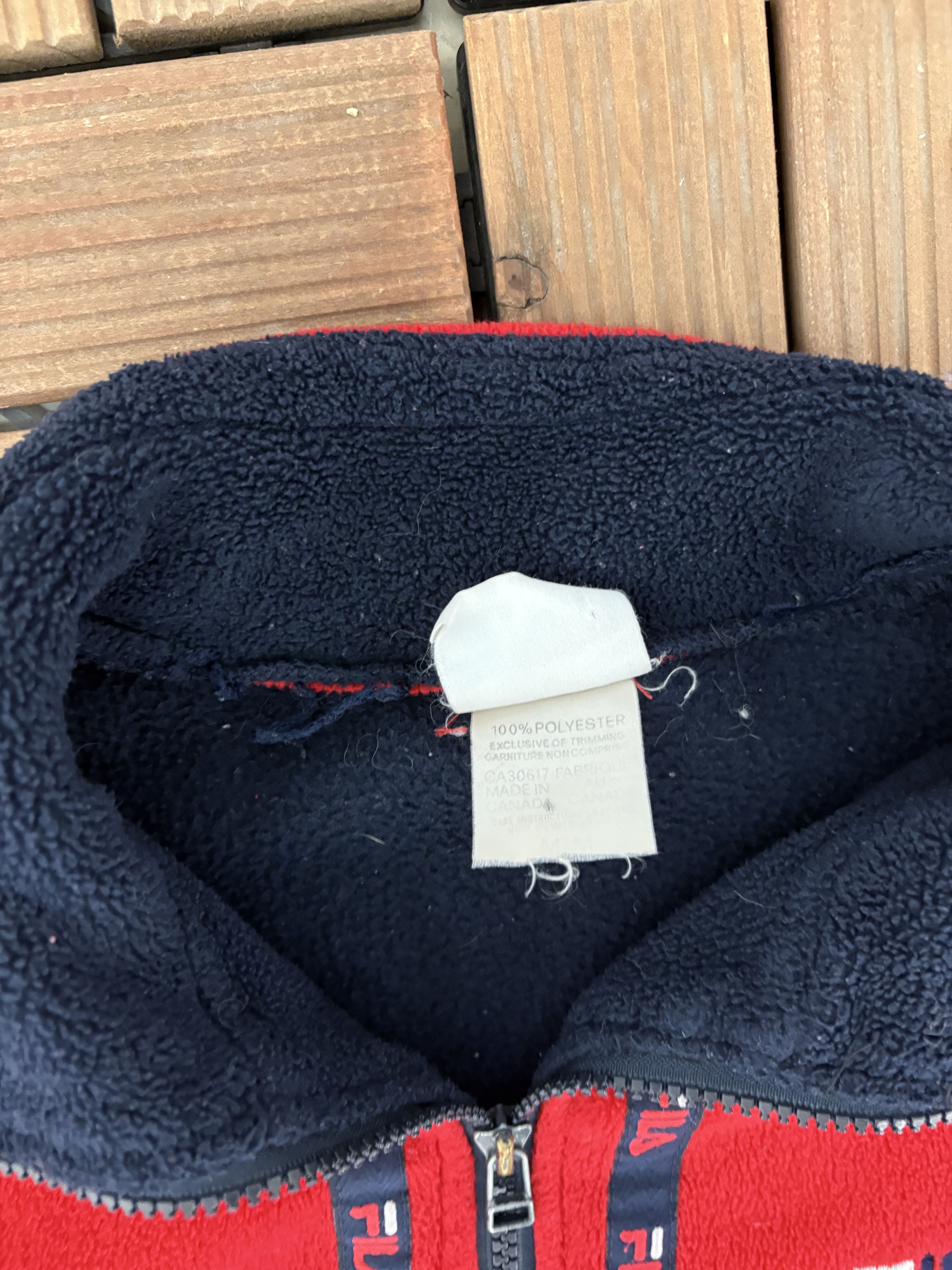 Fila × Vintage FILA Embroidered Vintage Blue Fleece Zip Up Sweater Size US M / EU 48-50 / 2 - 6 Thumbnail