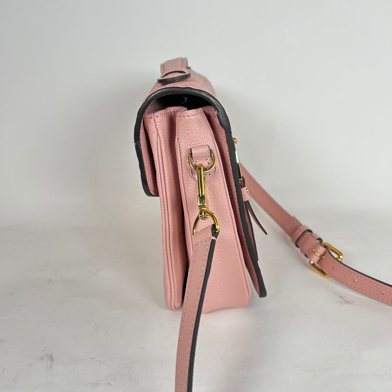 Louis Vuitton Louis Vuitton Pink Monogram Empreinte Pochette Metis Size ONE SIZE - 3 Thumbnail