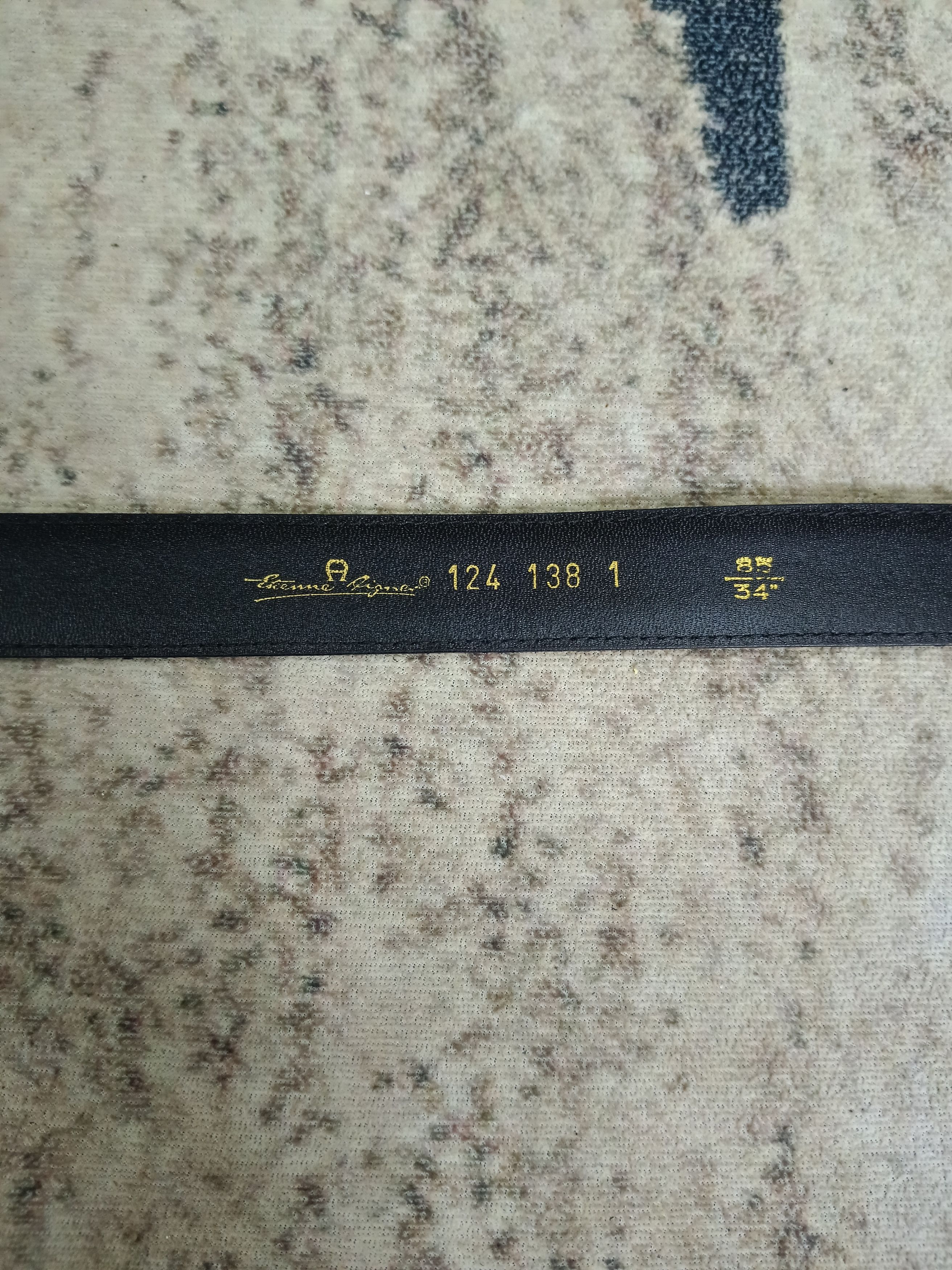 Etienne Aigner ETIENNE AIGNER MEROON LEATHER BELT Size ONE SIZE - 6 Thumbnail