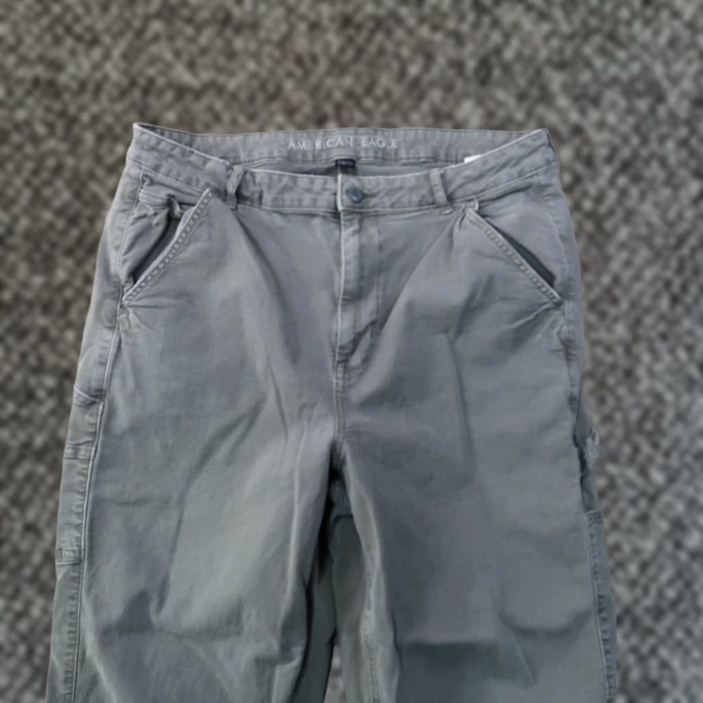 American Eagle Outfitters American Eagle Outfitters Jeans Womens 16 Green High Rise Boyfriend 5-Pocket Denim Size 38" / US 16 / IT 52 - 1 Thumbnail