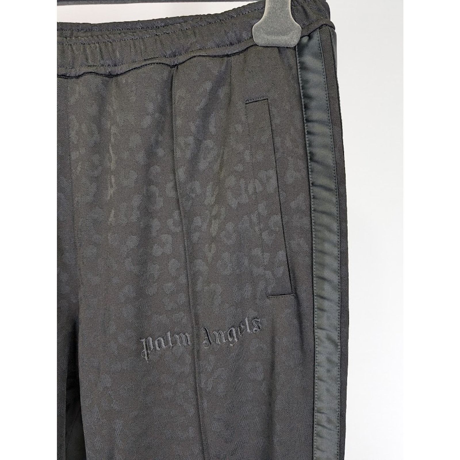 Palm Angels o1rshd1 Tuxedo Leopard Track Pants in Black White Size US 34 / EU 50 - 6 Thumbnail