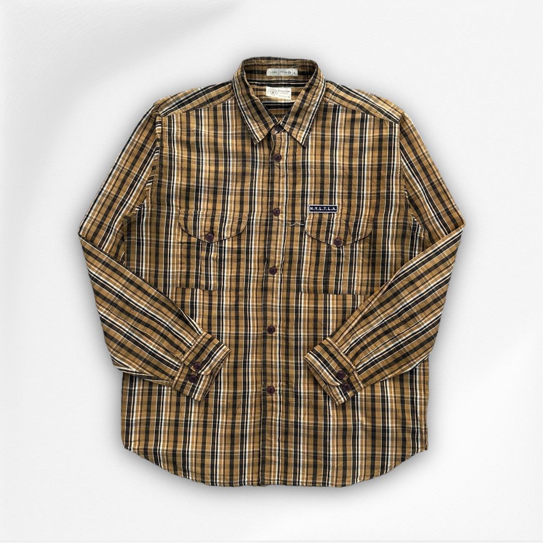 Stussy × Vintage Vintage stussy NYLTLA flannel double pocket Size US L / EU 52-54 / 3 - 2 Thumbnail
