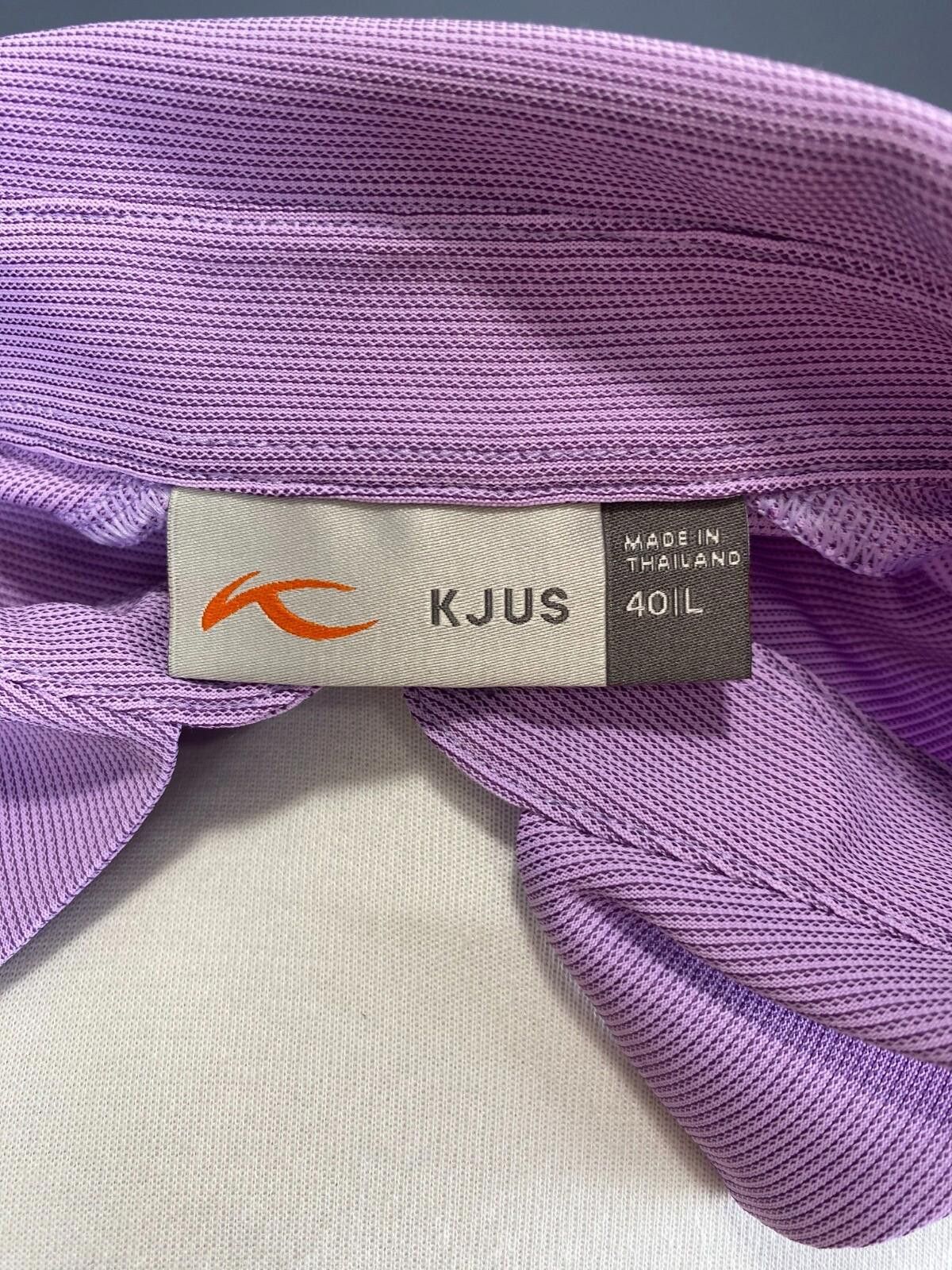KJUS KJUS Susie Polo Purple Short Sleeve Polo Shirt Size 40 / L Size M / US 6-8 / IT 42-44 - 10 Thumbnail