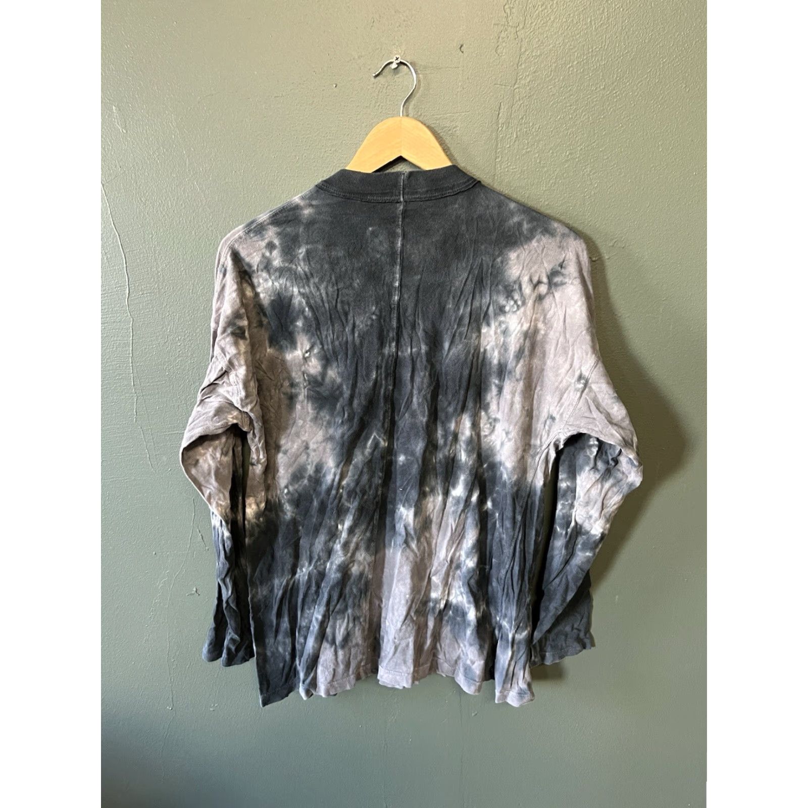 Vintage We the Free Womens Gray Tie Dye Long Sleeve T-Shirt XS Size XS / US 0-2 / IT 36-38 - 2 Thumbnail