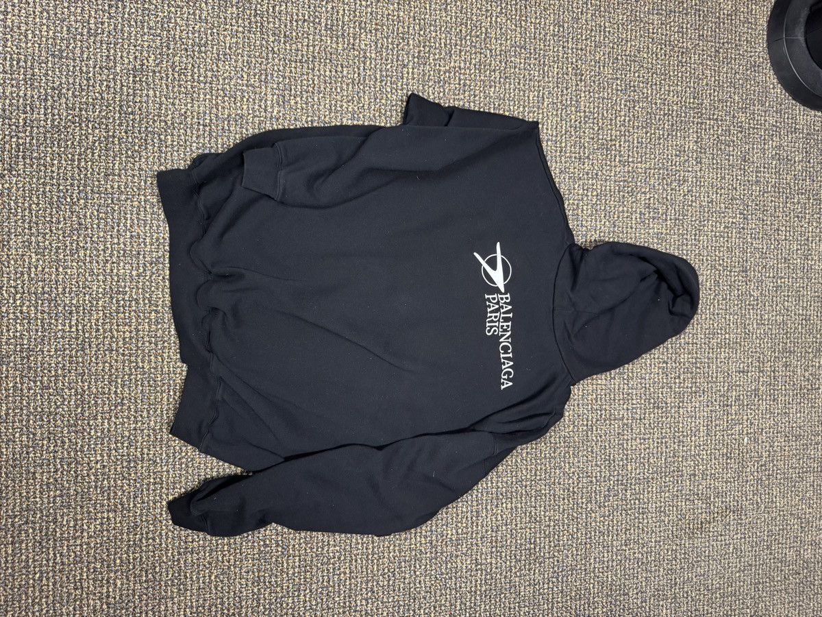 Balenciaga Balenciaga Logo Oversized Hoodie Size US XS / EU 42 / 0 - 2 Thumbnail