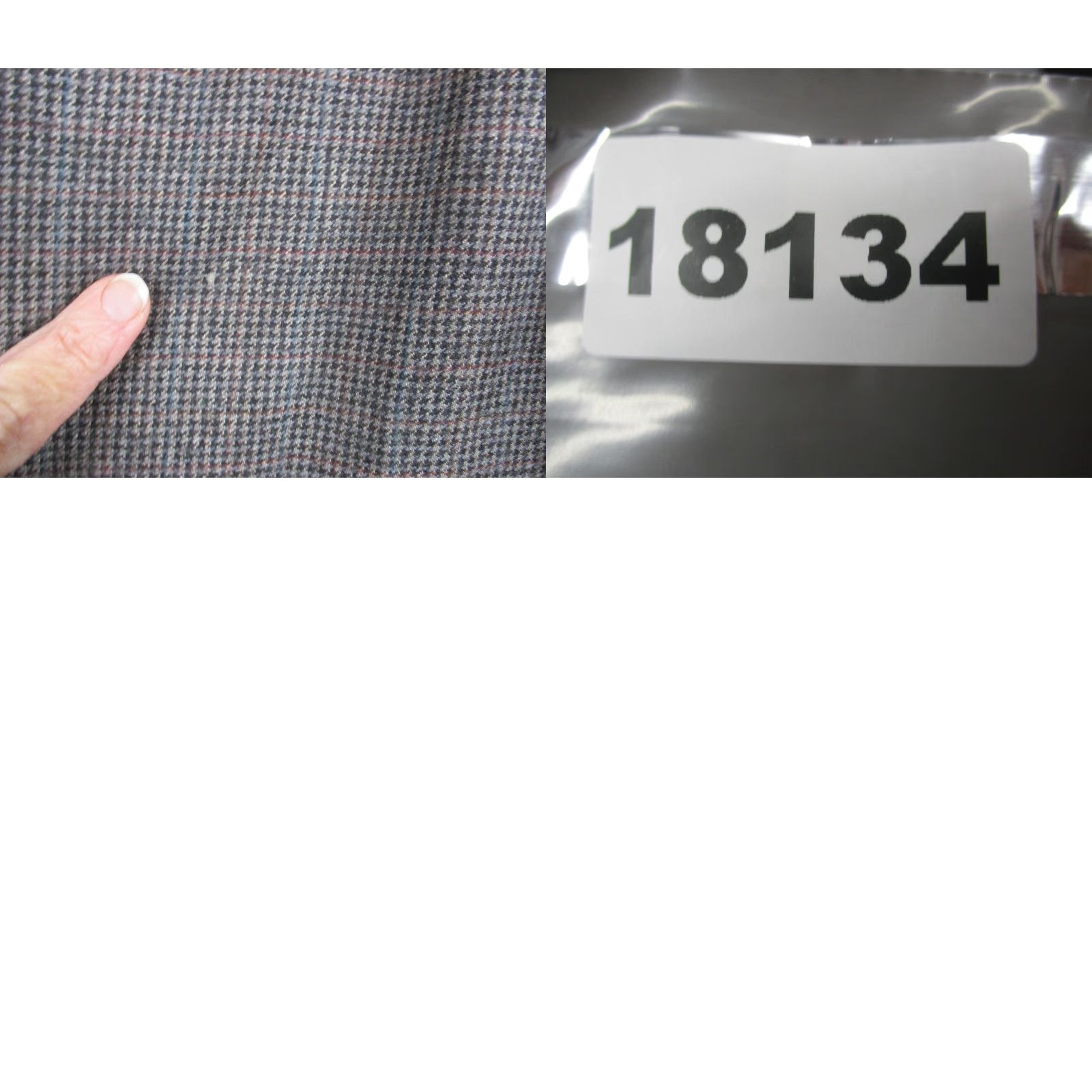 Paul Stuart VINTAGE Paul Stuart Sport Coat Blazer Mens 48 Long Brown Houndstooth Wool 90s Size 48R - 9 Thumbnail