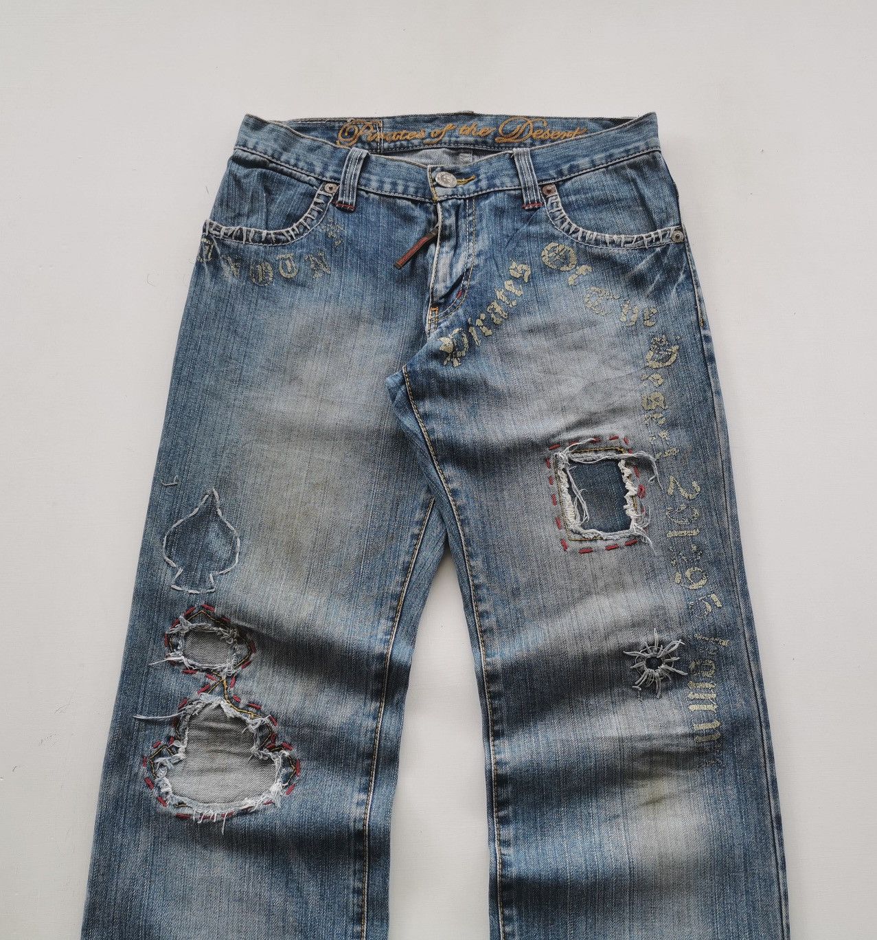 291295=Homme 291295 Homme Pirates Of The Desert Denim Jeans Size US 31 - 1 Thumbnail