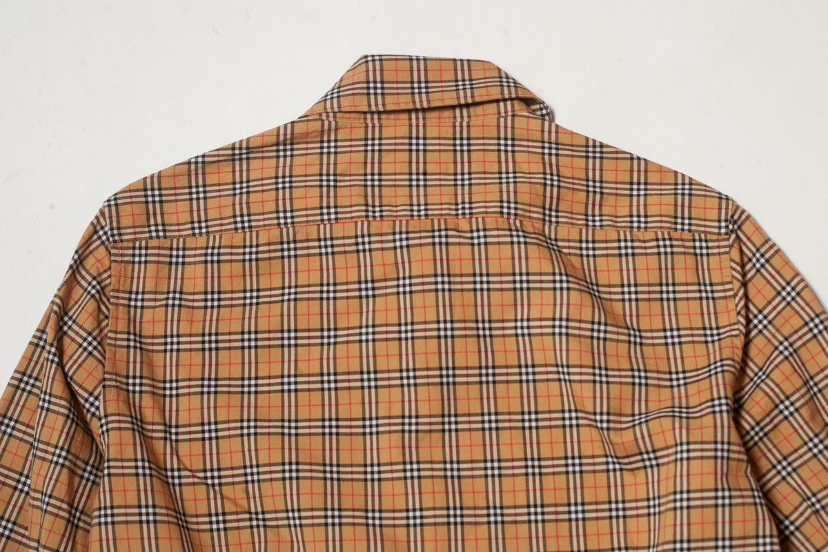Burberry Burberry Nova Check Crow Long Sleeve Antique Size XS / US 0-2 / IT 36-38 - 8 Thumbnail