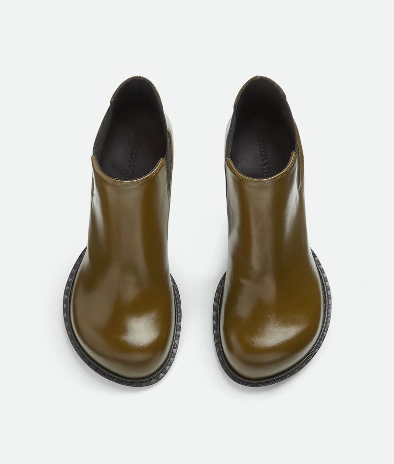 Bottega Veneta o1s1rm0426 Cliff Chelsea Ankle Boots in Olive Oil Size US 9 / IT 39 - 4 Thumbnail