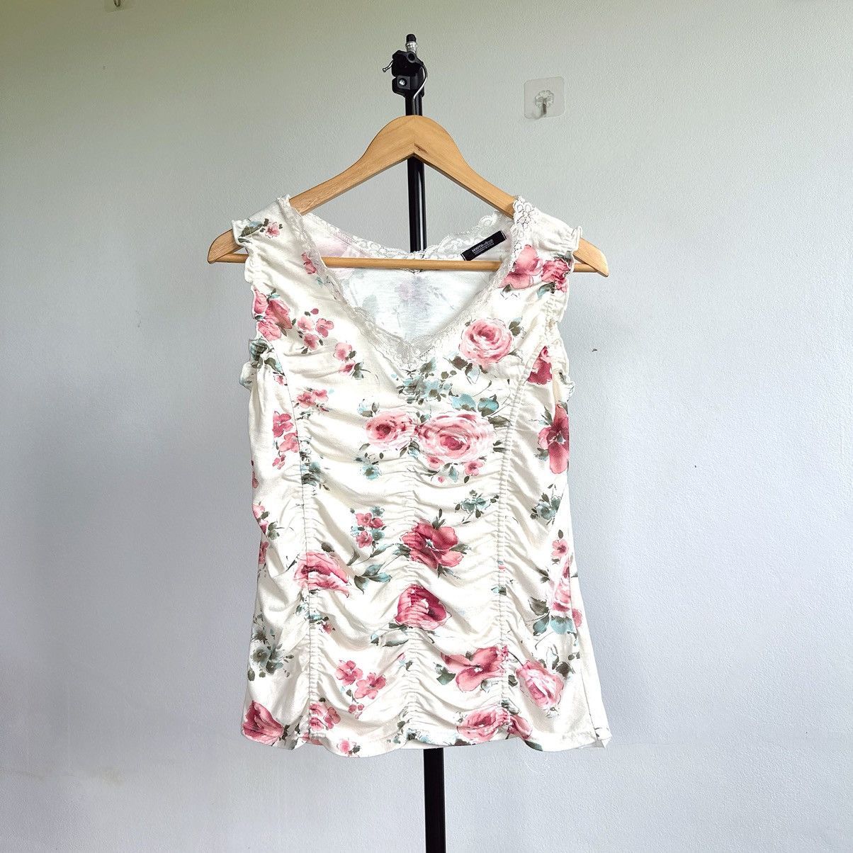 Other Vintage Flowers pattern Tank Top Size S / US 4 / IT 40 - 1 Thumbnail