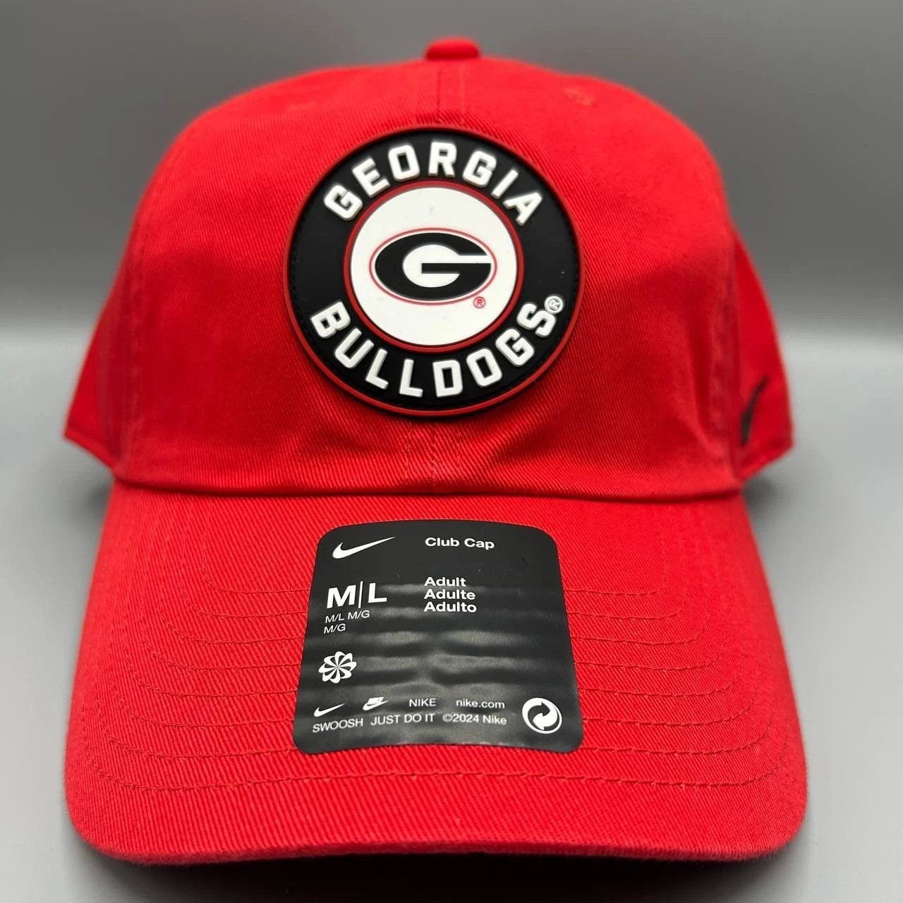 Nike Georgia Bulldogs x Nike Club Hat Men M-L Strap Back Cotton Size ONE SIZE - 1 Thumbnail