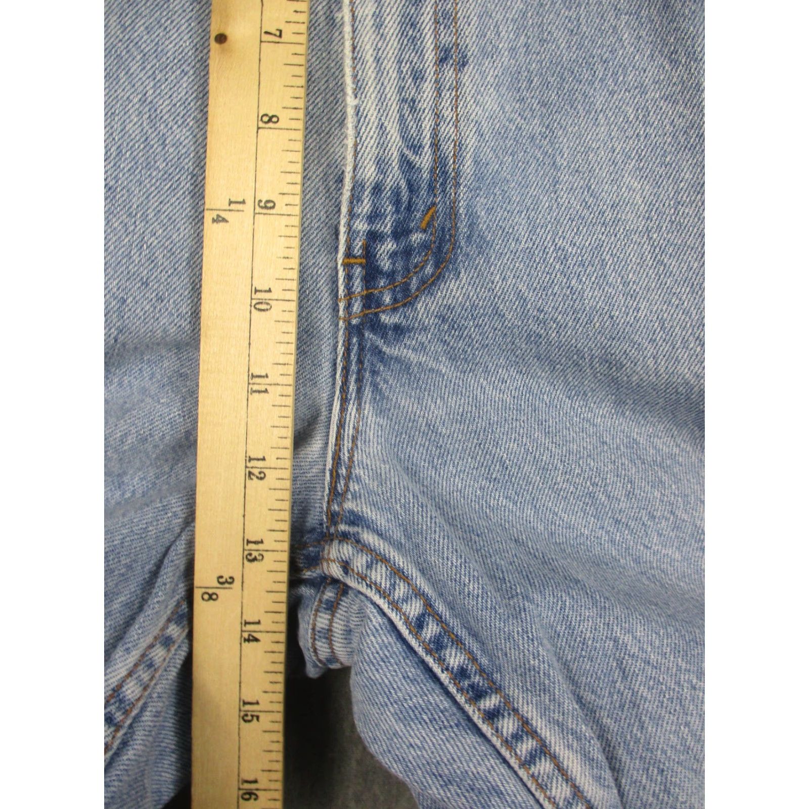 Levi's Levi's 550 Jeans Mens 40x32 Relaxed Denim Tapered Light Blue 90s Classic Waist 40 Inseam 32 Mens Size US 40 / EU 56 - 4 Thumbnail