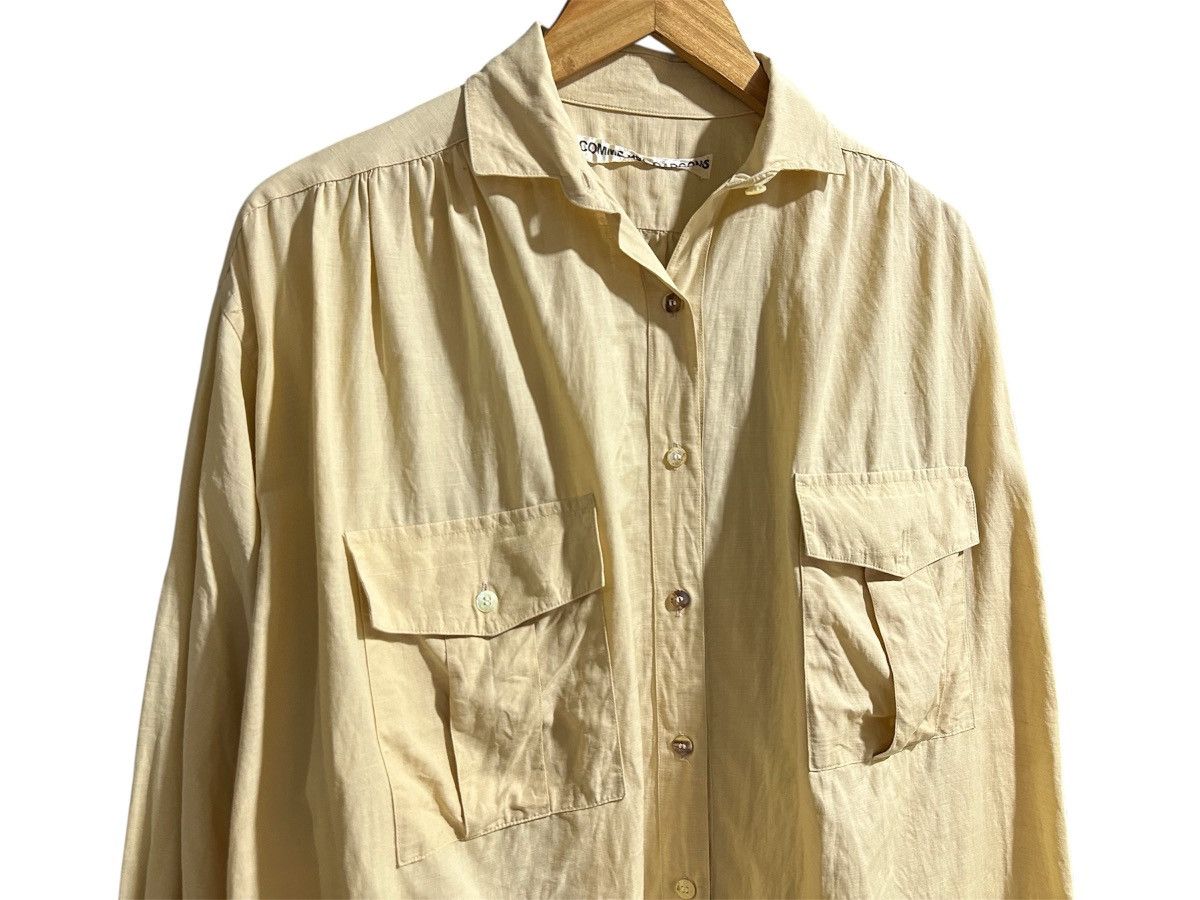 Comme des Garcons 🔥80s Archived Comme Des Garcons Oversized Poplin Shirt Size US XXL / EU 58 / 5 - 2 Thumbnail