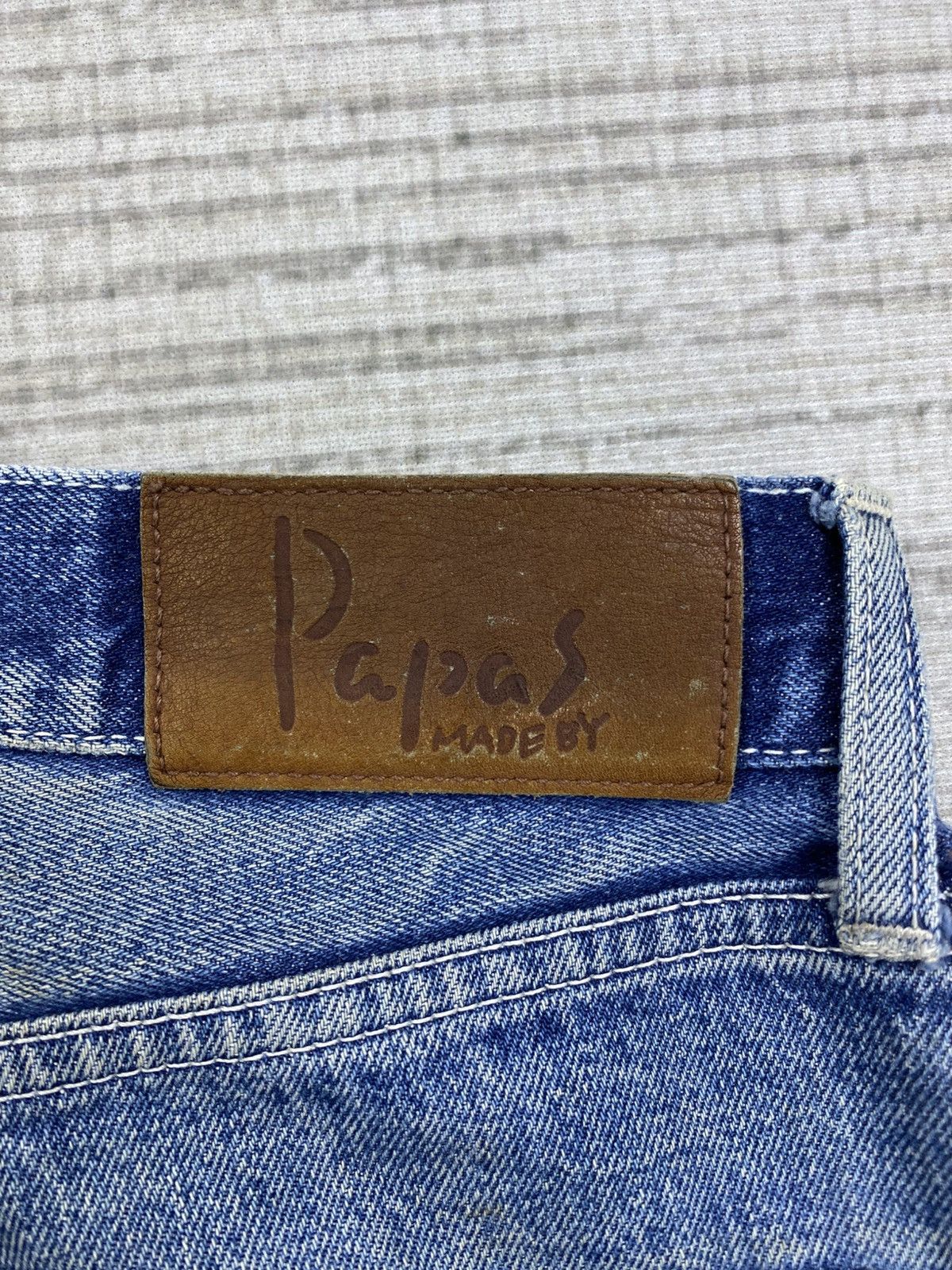 Vintage Vintage Papas Blue Denim Pants Size US 33 - 17 Thumbnail