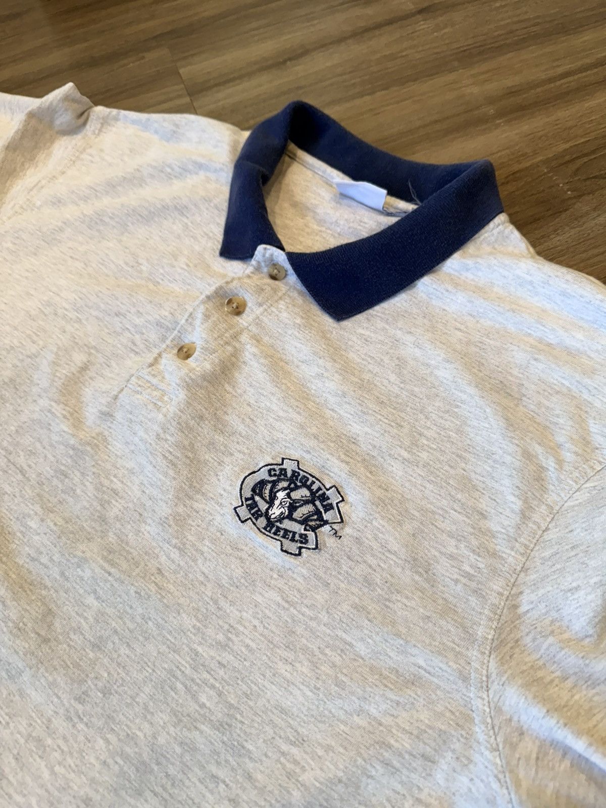 Pro Edge Vintage Pro Edge North Carolina Tar Heels Polo Mens Large Size US L / EU 52-54 / 3 - 2 Thumbnail