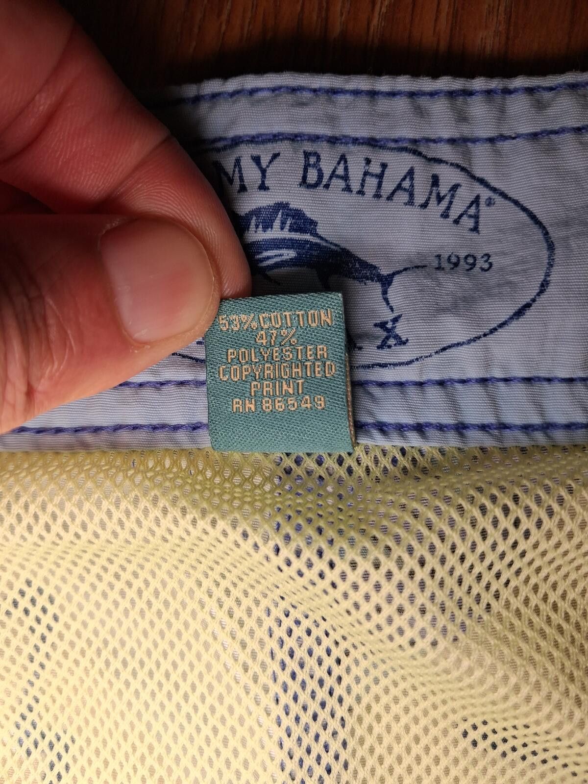 Tommy Bahama Tommy Bahama Relax Swim Trunks XL Multicolor Cotton Blend Size US 36 / EU 52 - 3 Thumbnail